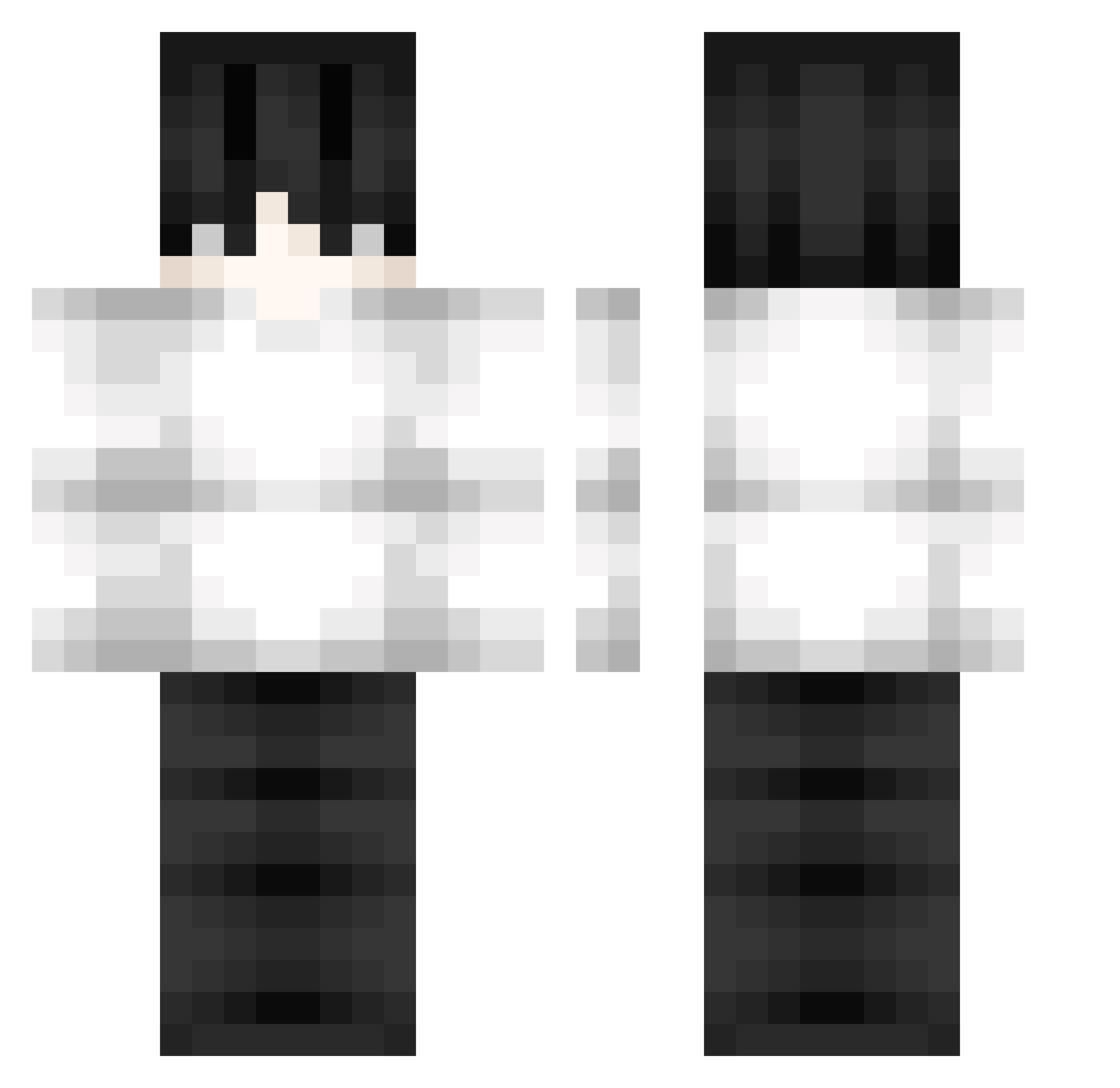 VenooMc_24 Minecraft skin, front and back view