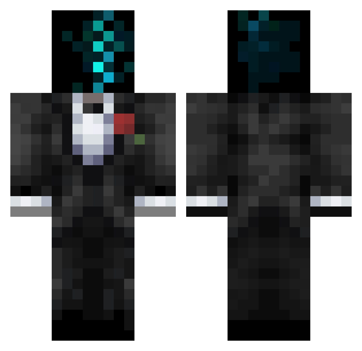 Mc_Ceto Minecraft skin, front and back view