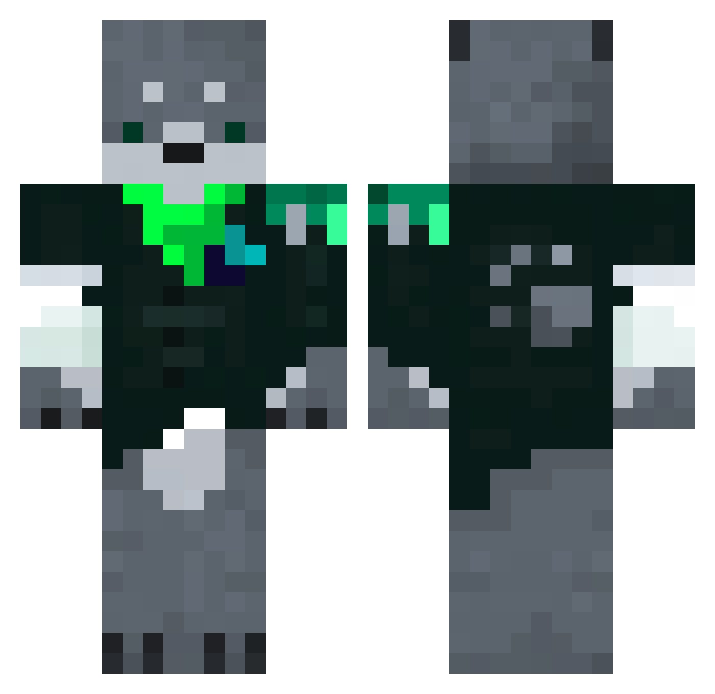 Hi_Im_Ar_ming Minecraft skin, front and back view