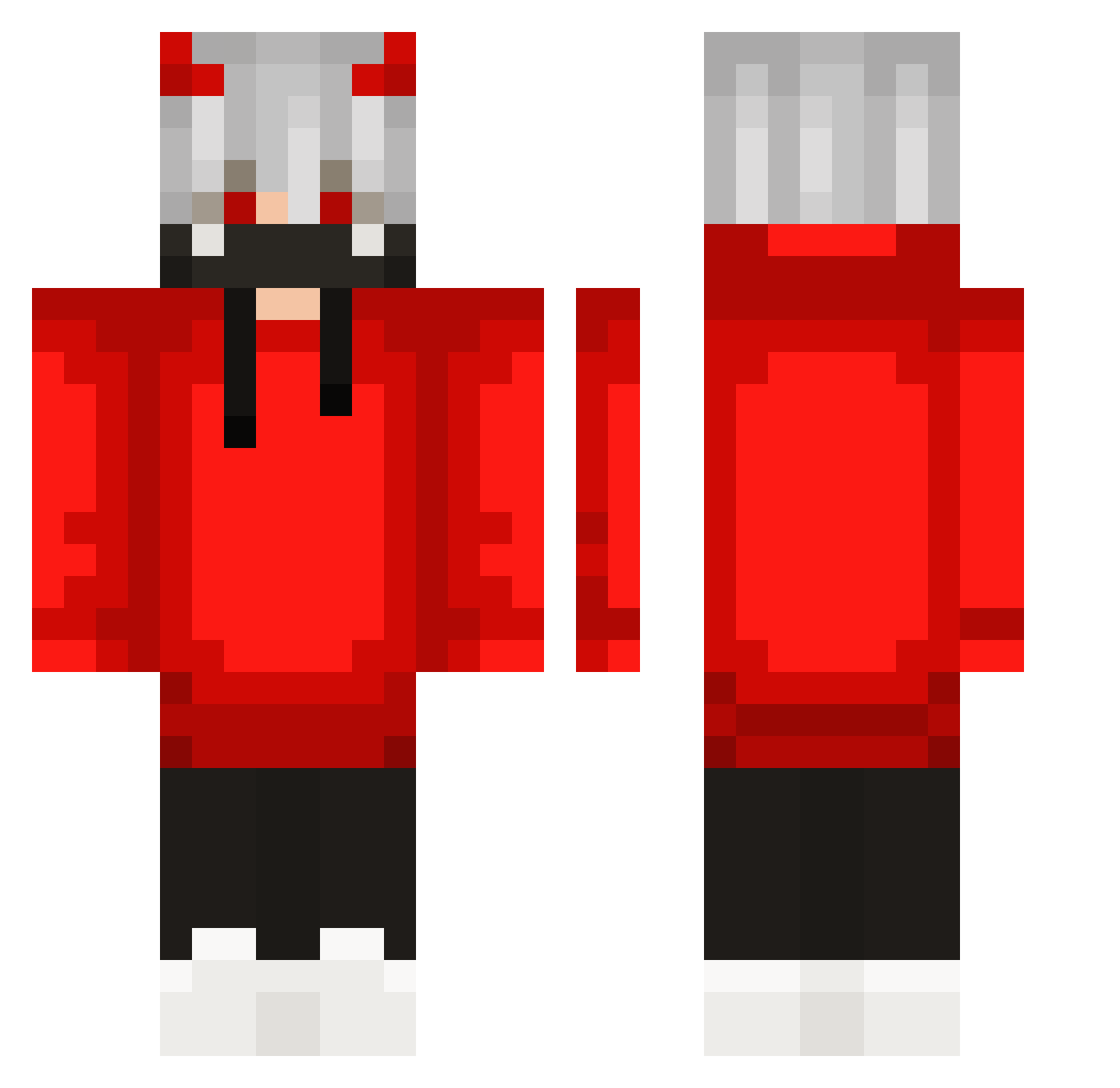 savagcrissi Minecraft skin, front and back view