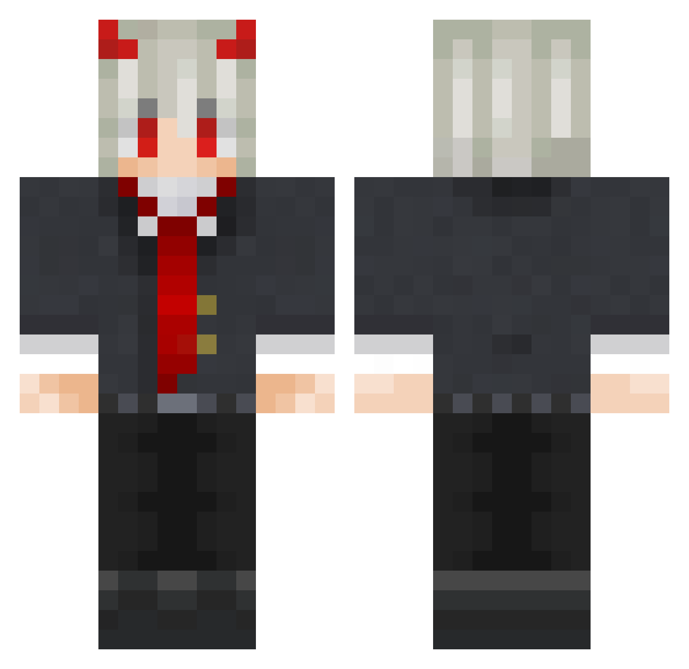 ManuelTrack237 Minecraft skin, front and back view