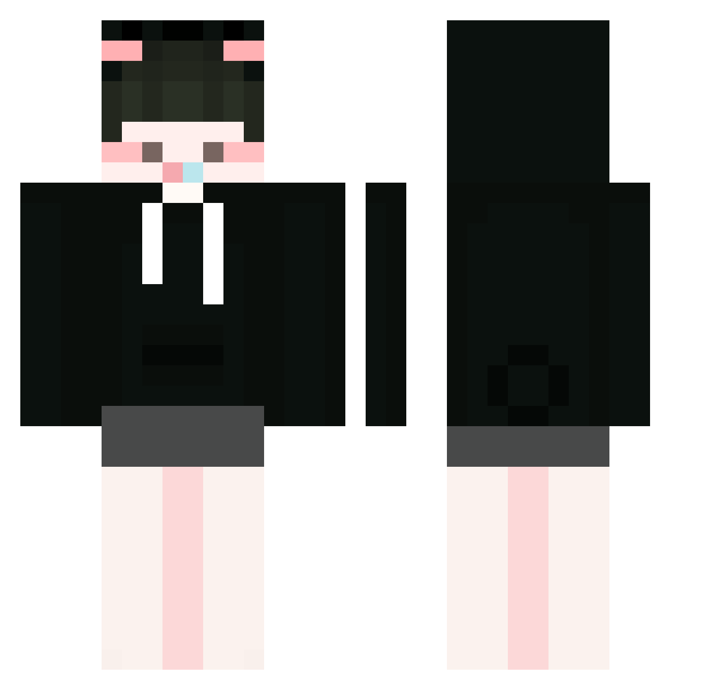 Kangta__ Minecraft skin, front and back view