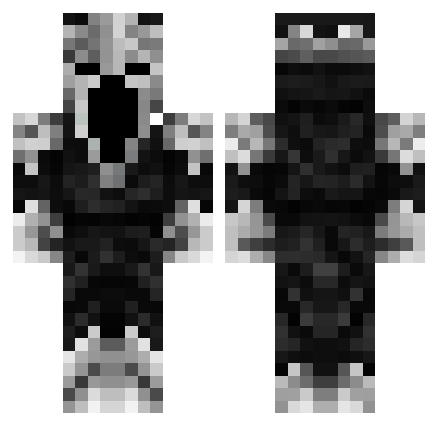 WildSamson Minecraft skin, front and back view