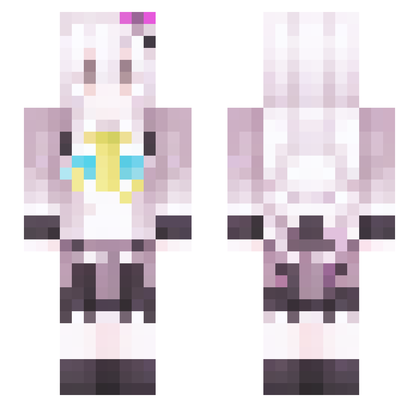 emperor_liukai Minecraft skin, front and back view