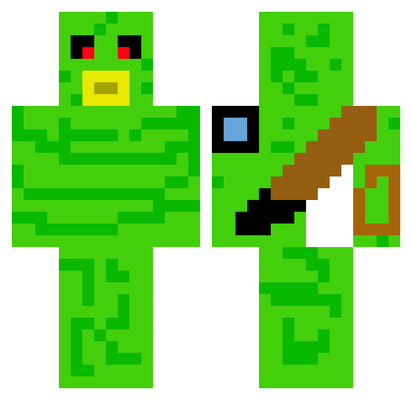mariusz0013 Minecraft skin, front and back view