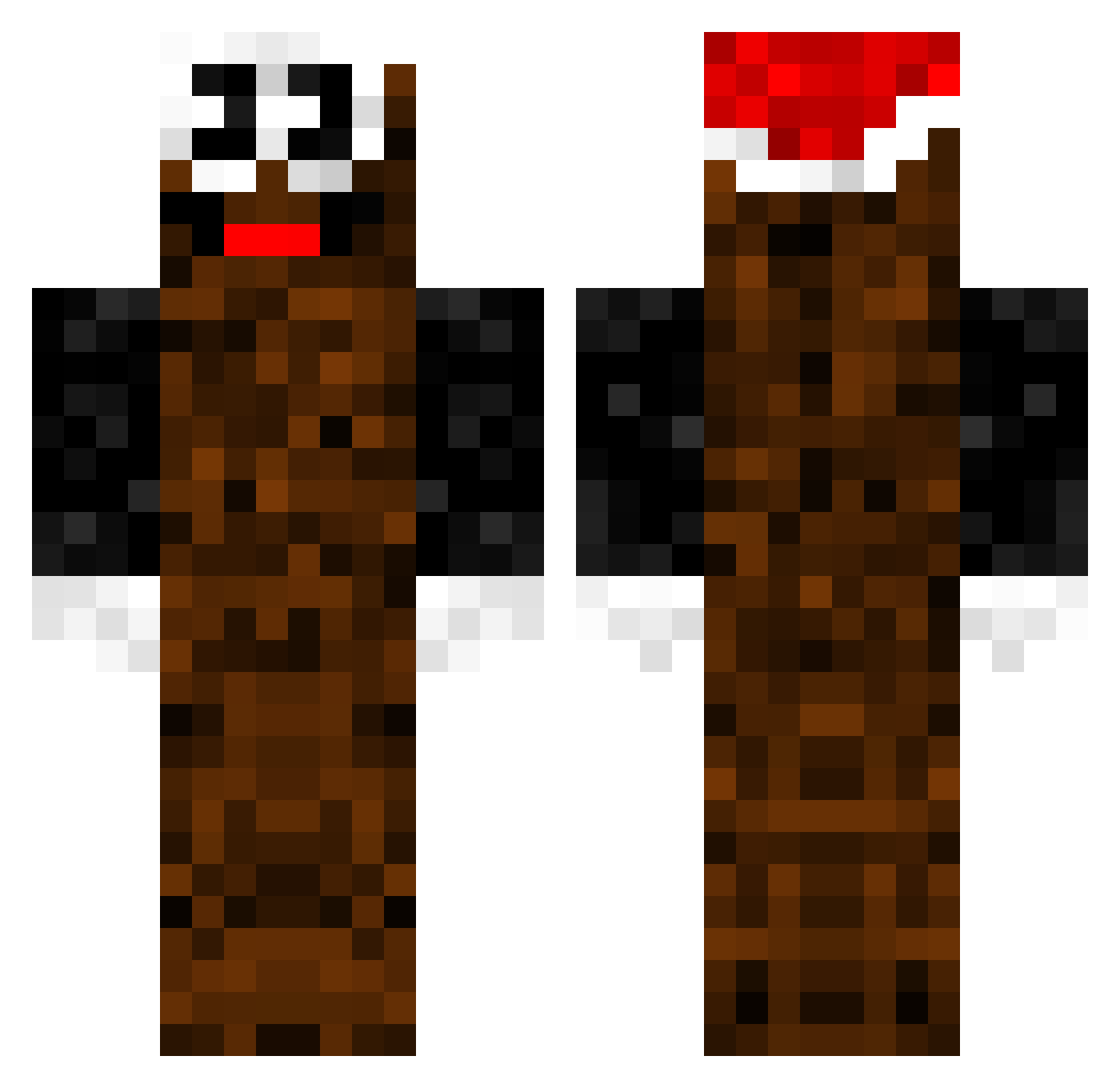 HollowStryker Minecraft skin, front and back view