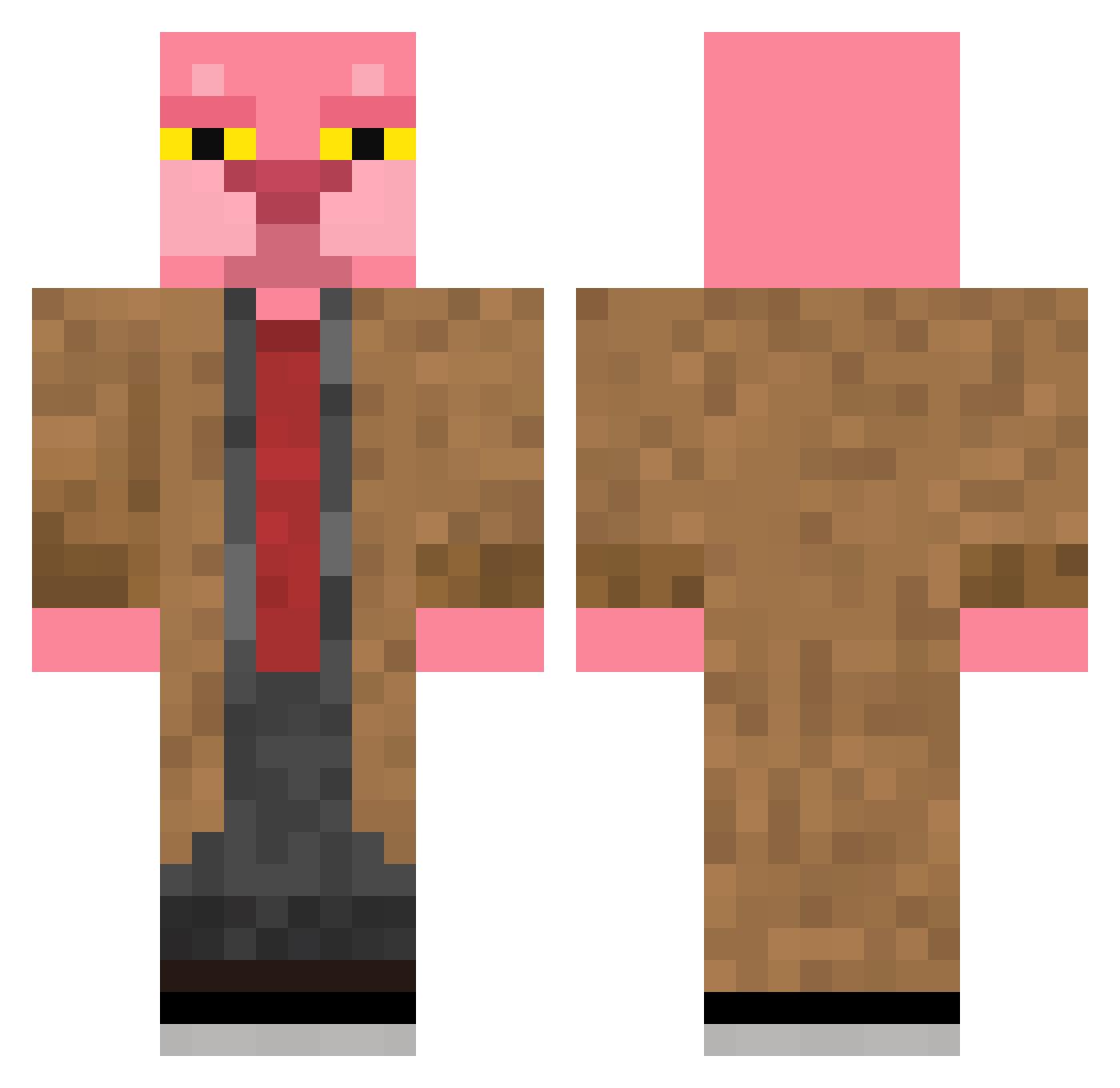 goodging33_dev Minecraft skin, front and back view