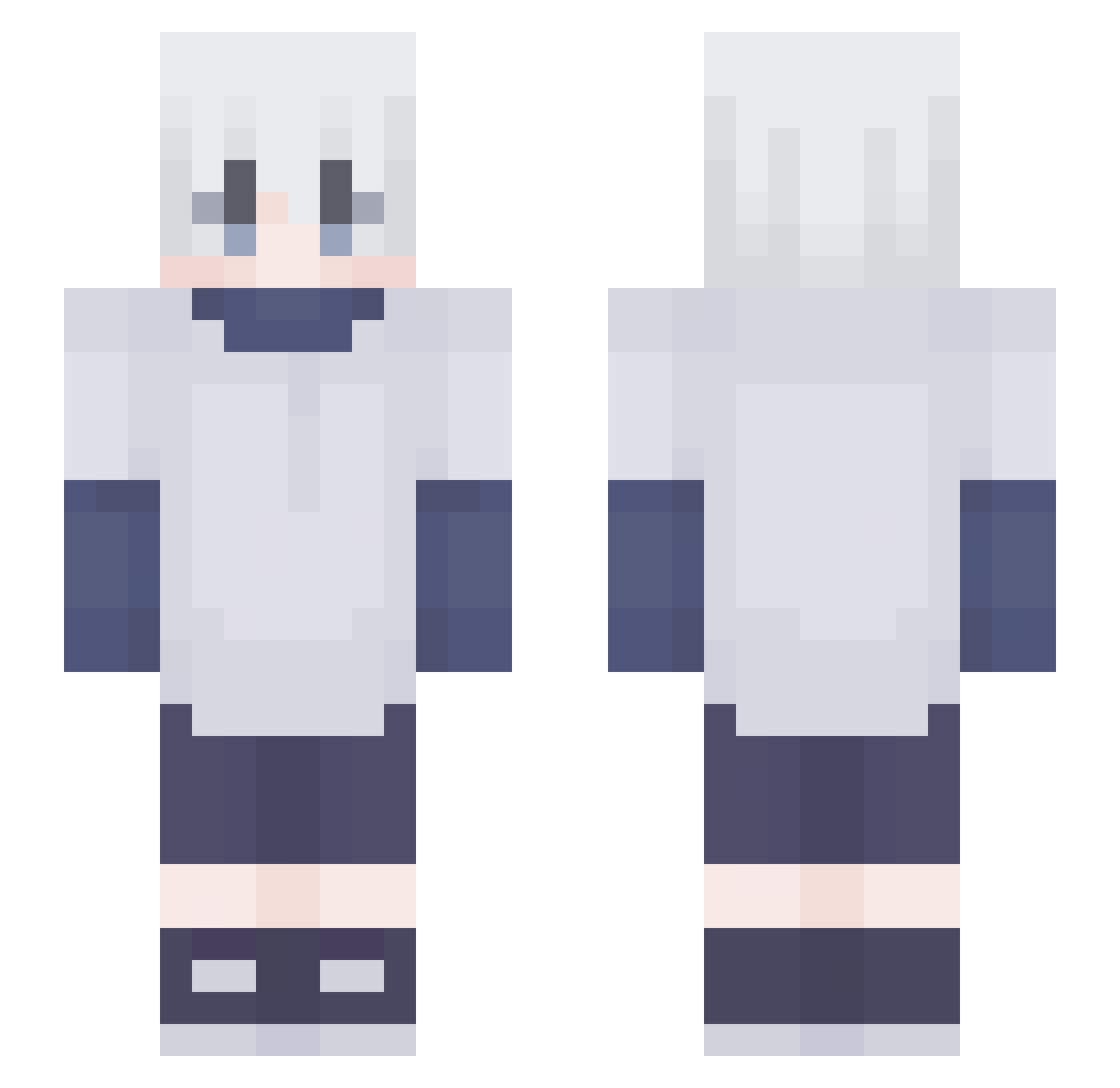 SAAARPP Minecraft skin, front and back view