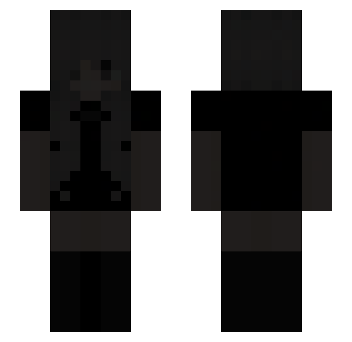 vandorgae Minecraft skin, front and back view