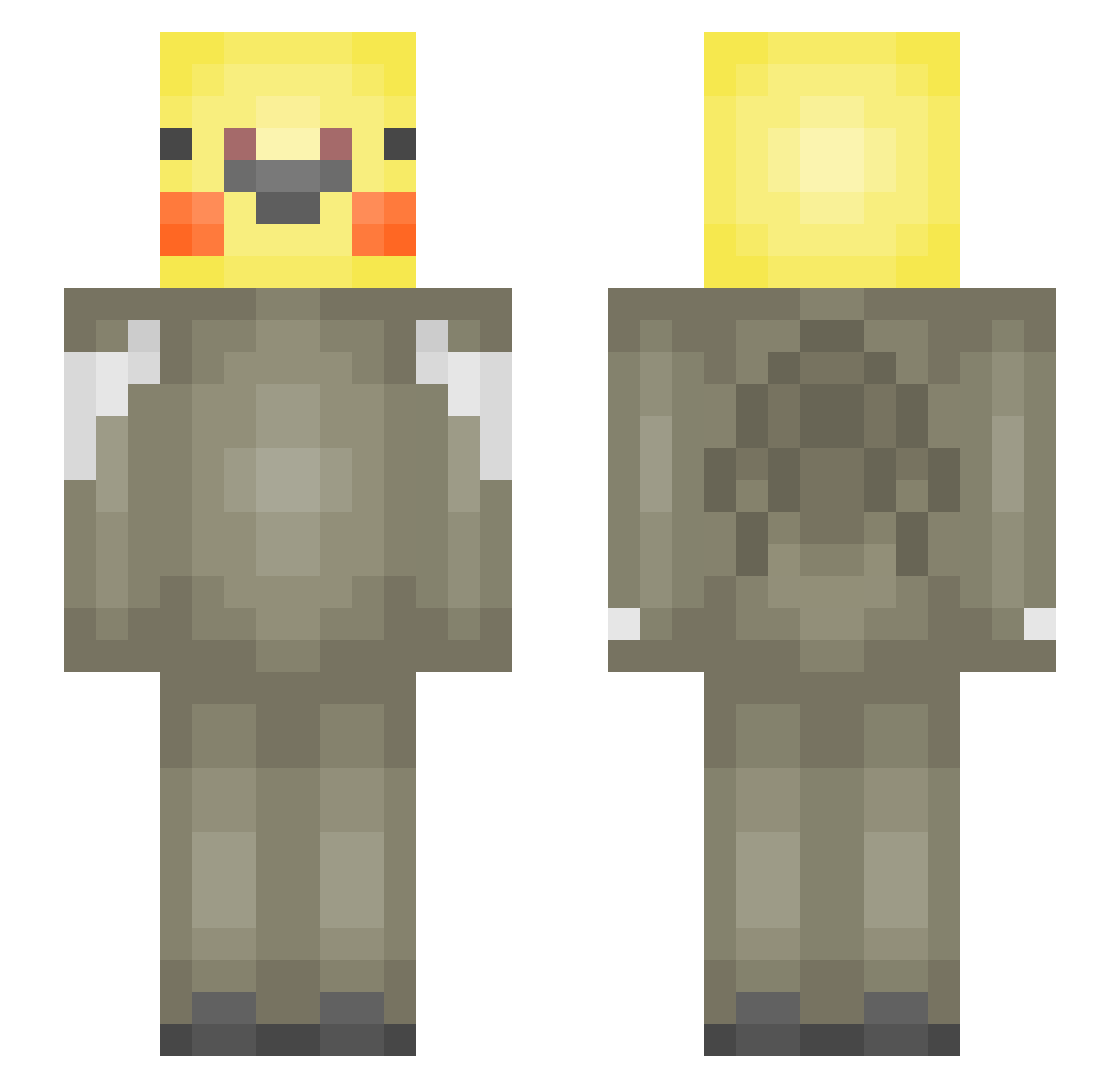 Diemar2002 Minecraft skin, front and back view
