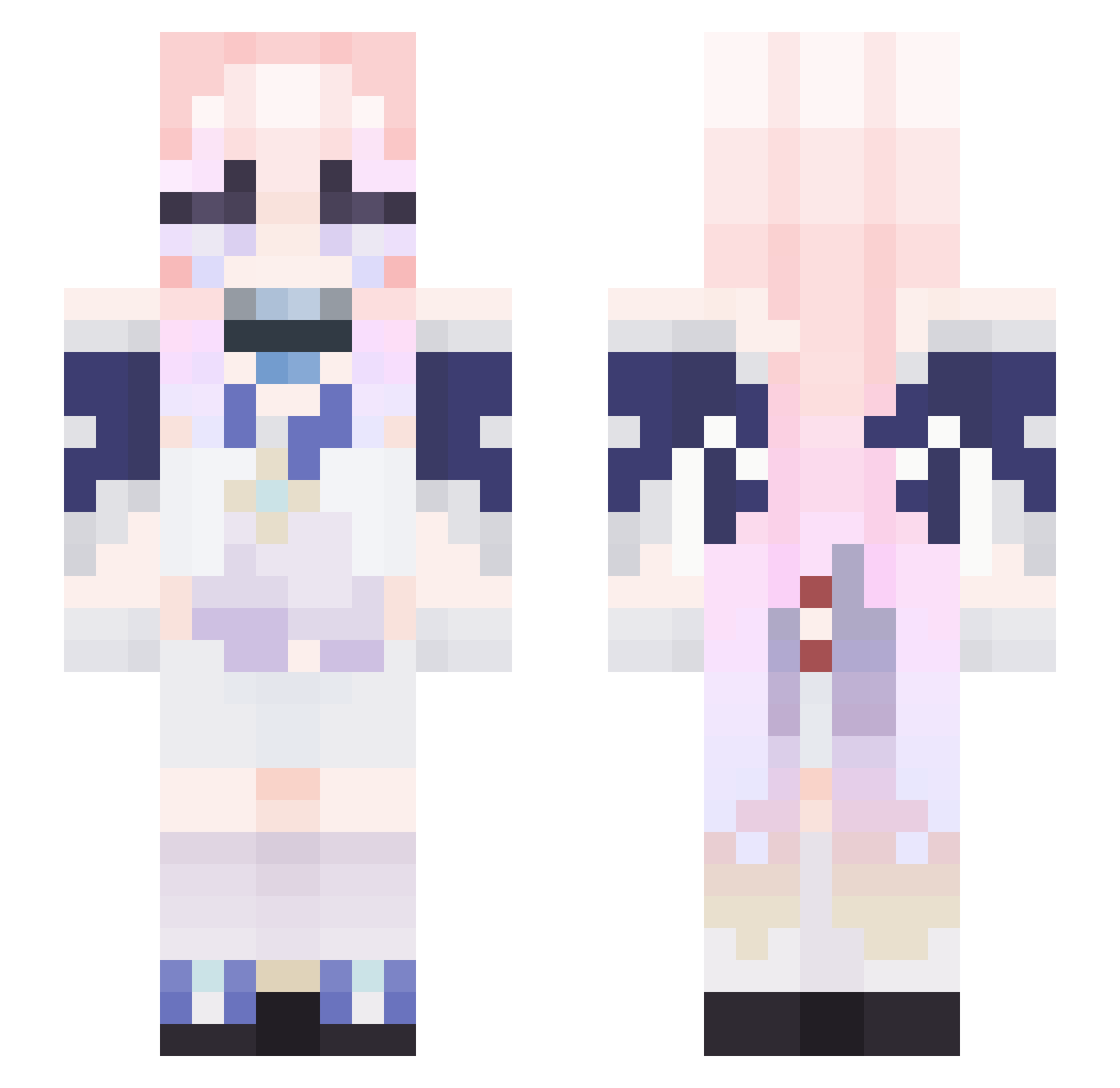 northseven04 Minecraft skin, front and back view
