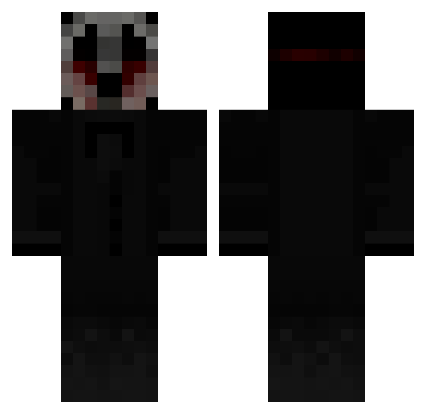 puce33334_ Minecraft skin, front and back view