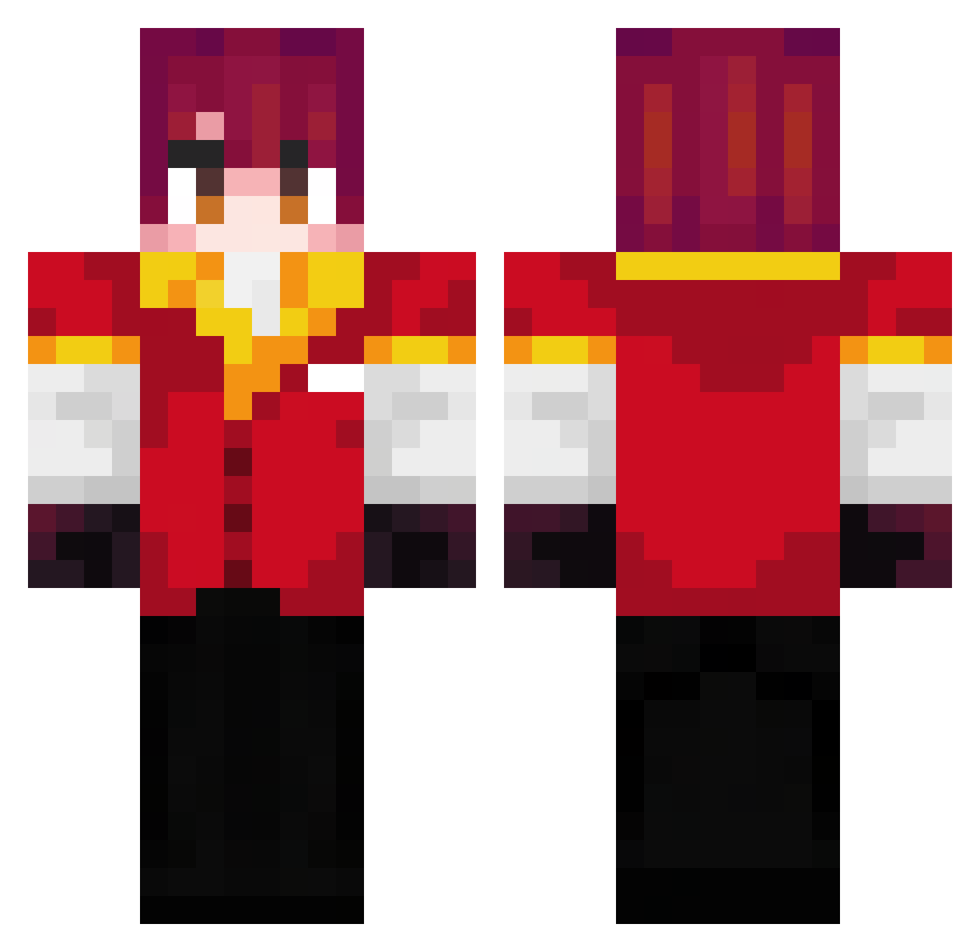 _NonameIsHere_ Minecraft skin, front and back view