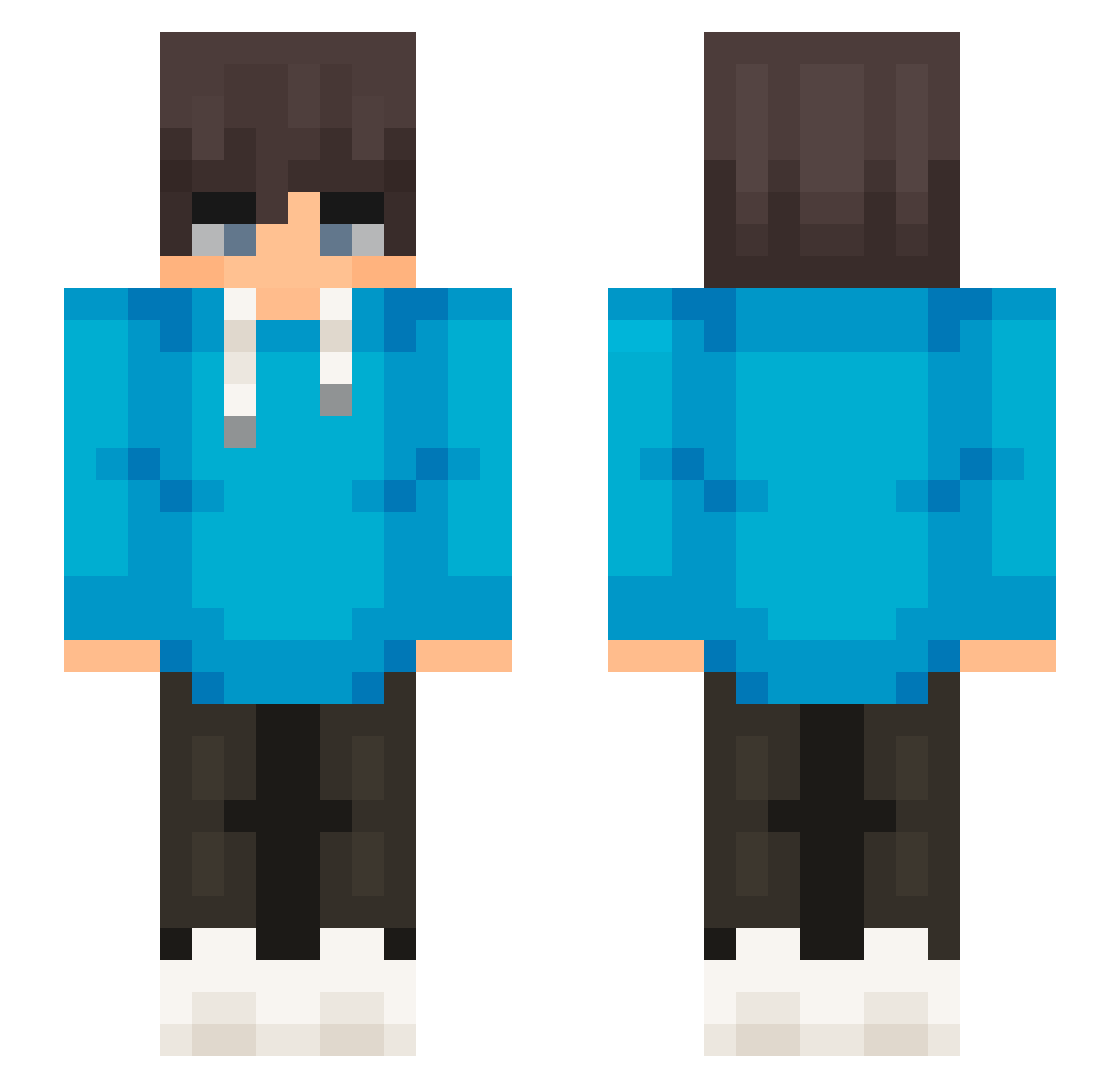 ptaltsCrkIx Minecraft skin, front and back view