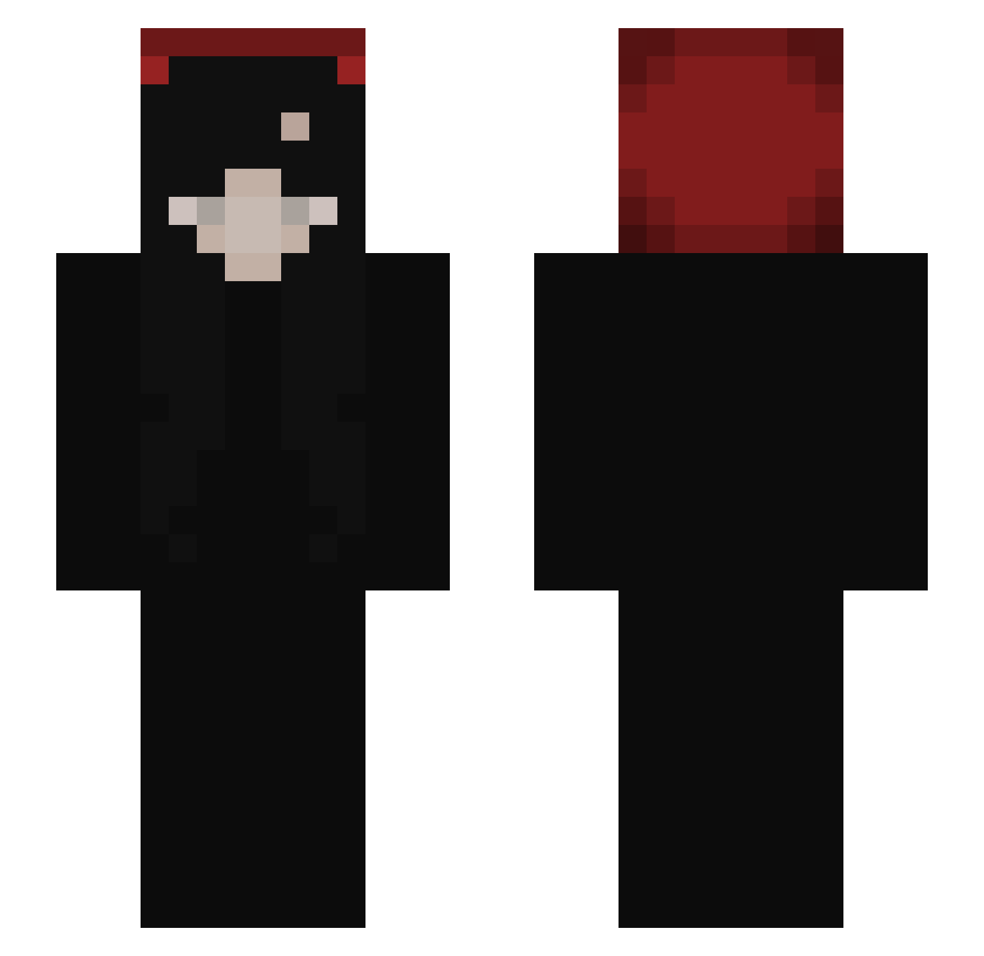 yamazakizx Minecraft skin, front and back view