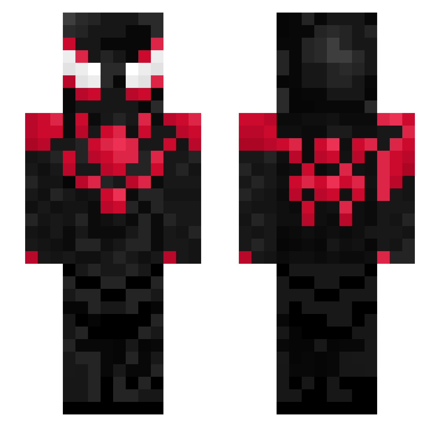 AlexOli16 Minecraft skin, front and back view