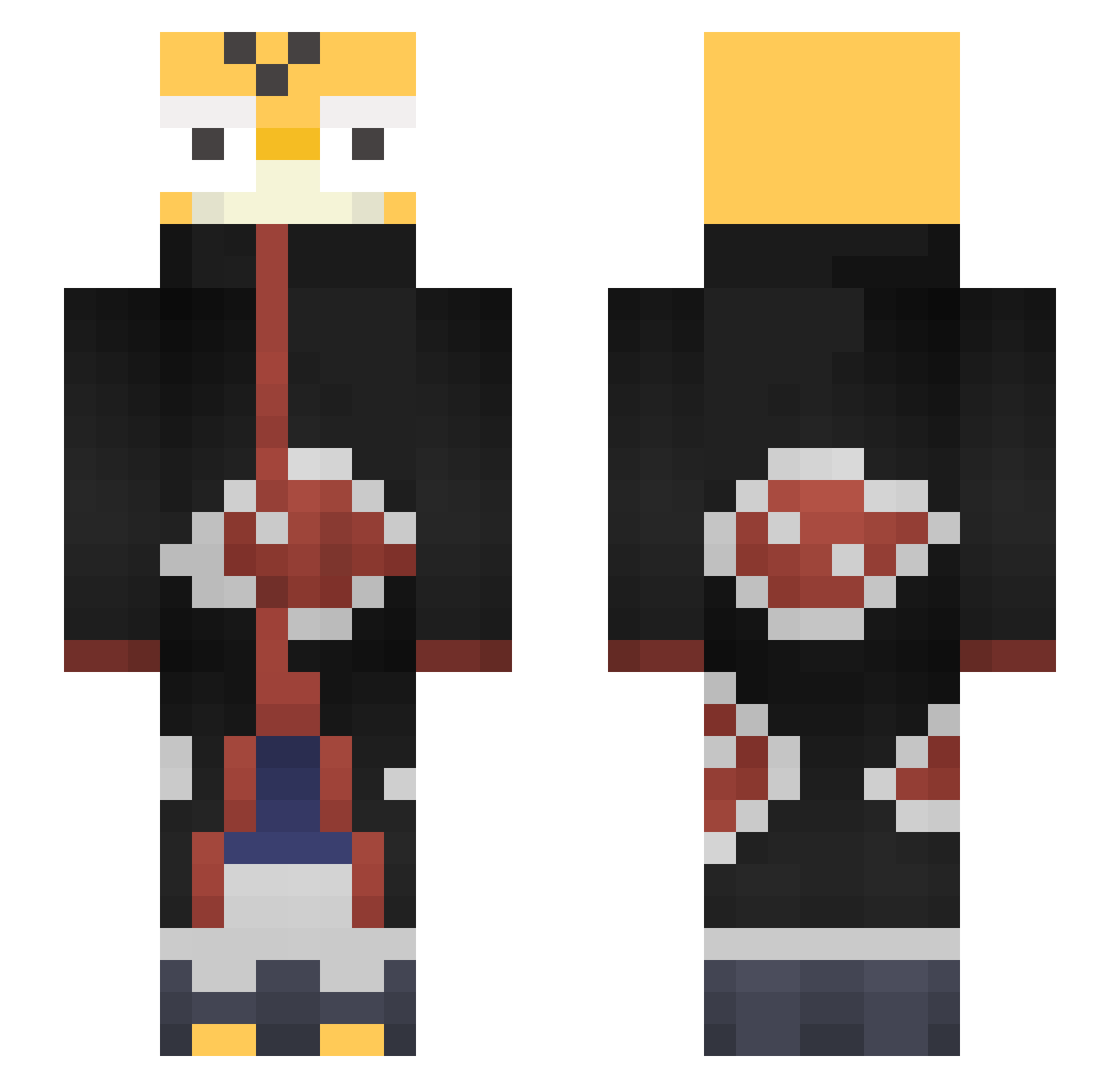 yohan1915 Minecraft skin, front and back view