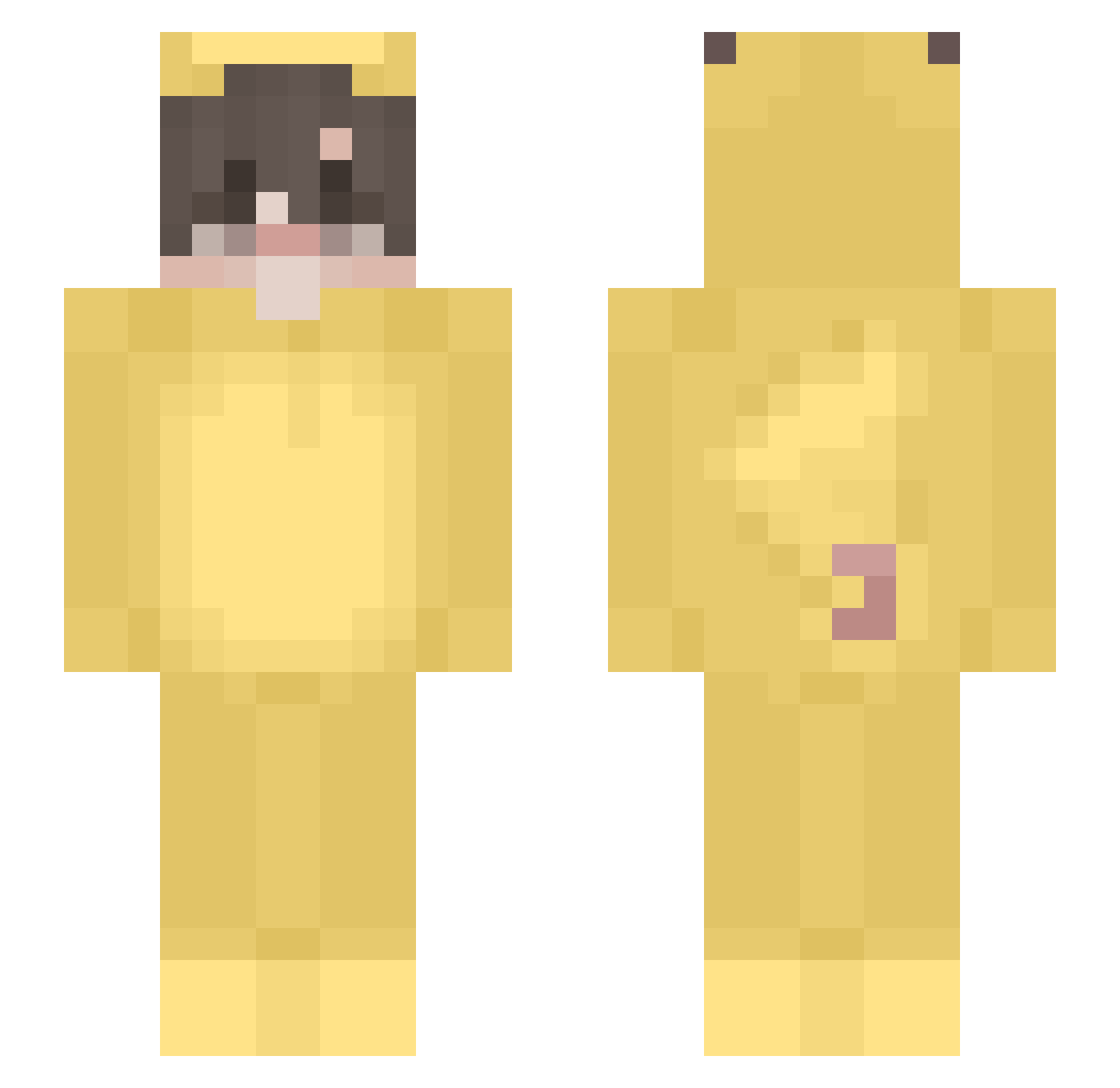 givo26 Minecraft skin, front and back view