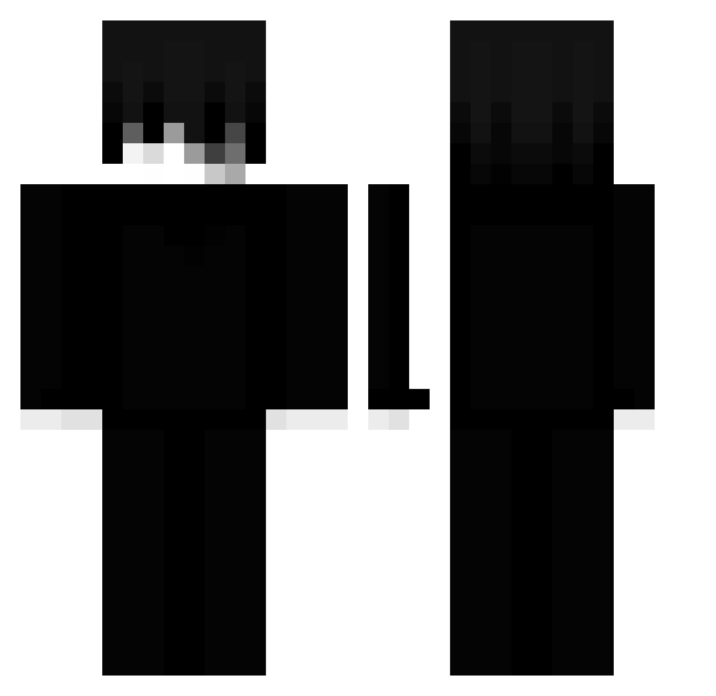 vezix188 Minecraft skin, front and back view