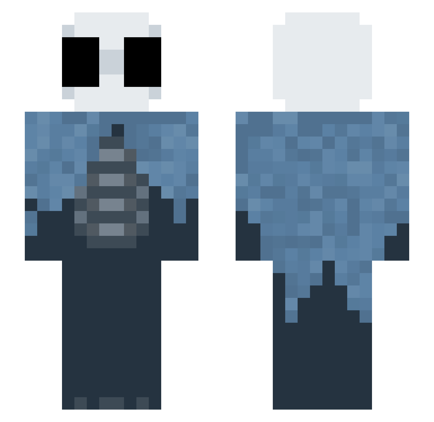 yeroc5311 Minecraft skin, front and back view
