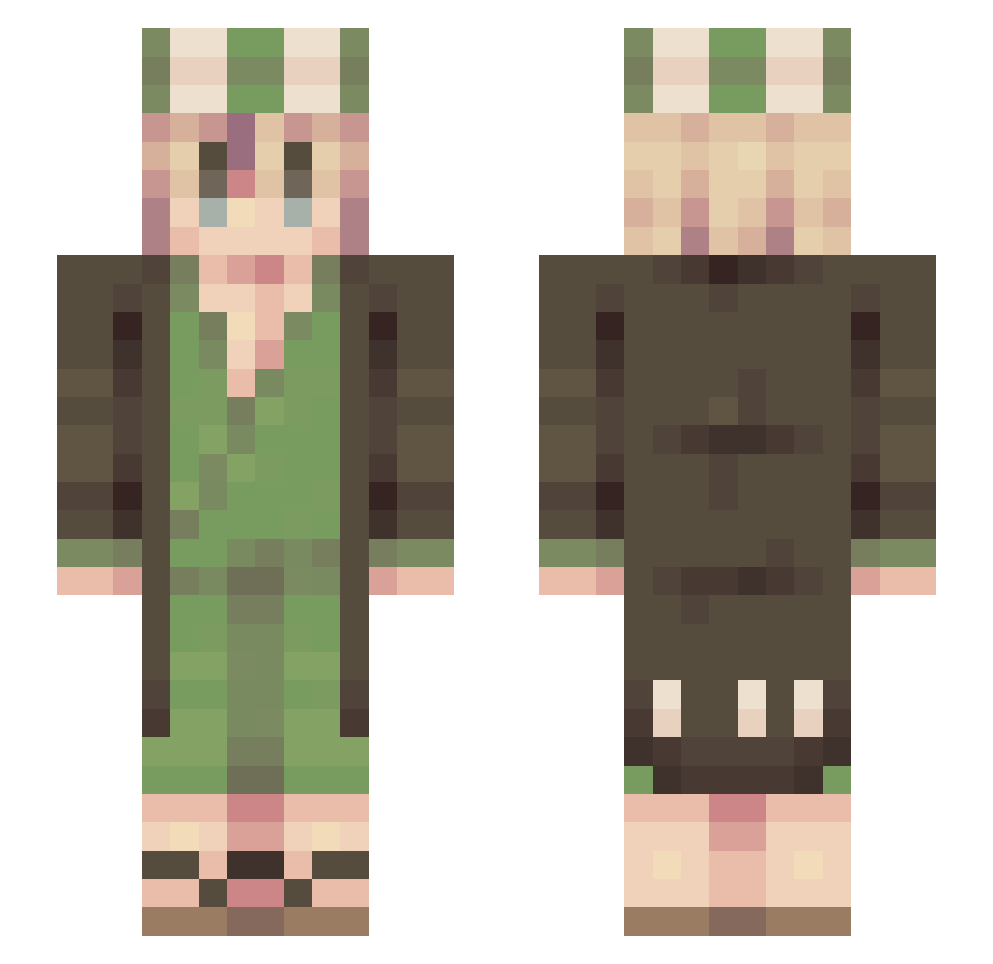 Yunuszd_ Minecraft skin, front and back view