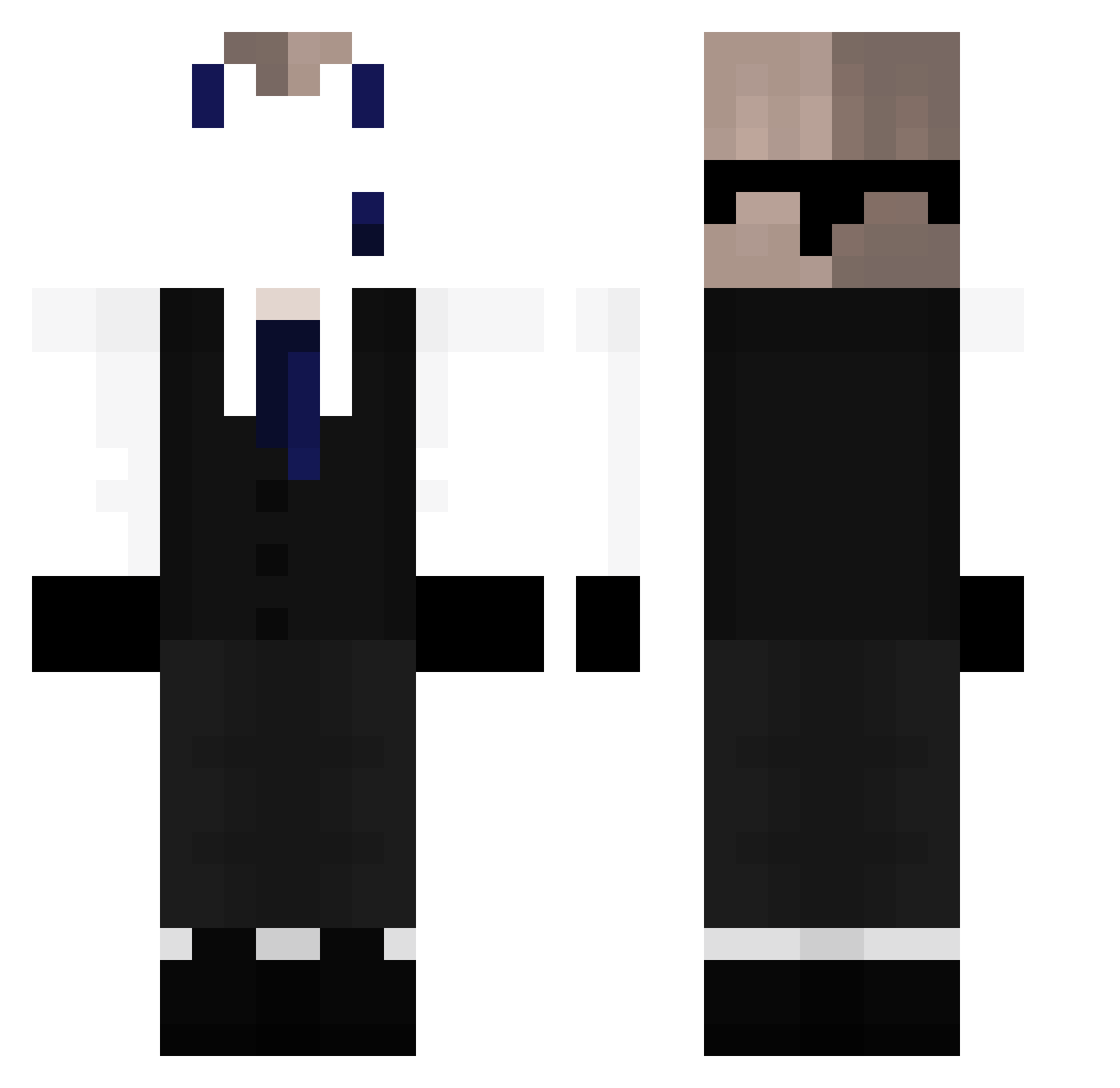 TheLaw489 Minecraft skin, front and back view