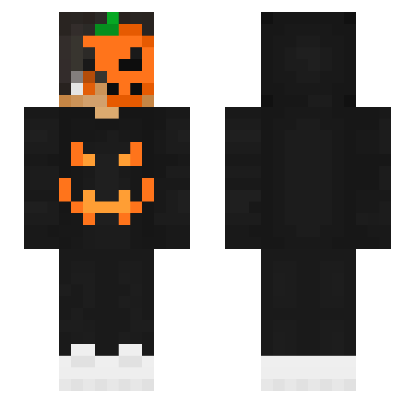 iYusufStrafeTR Minecraft skin, front and back view