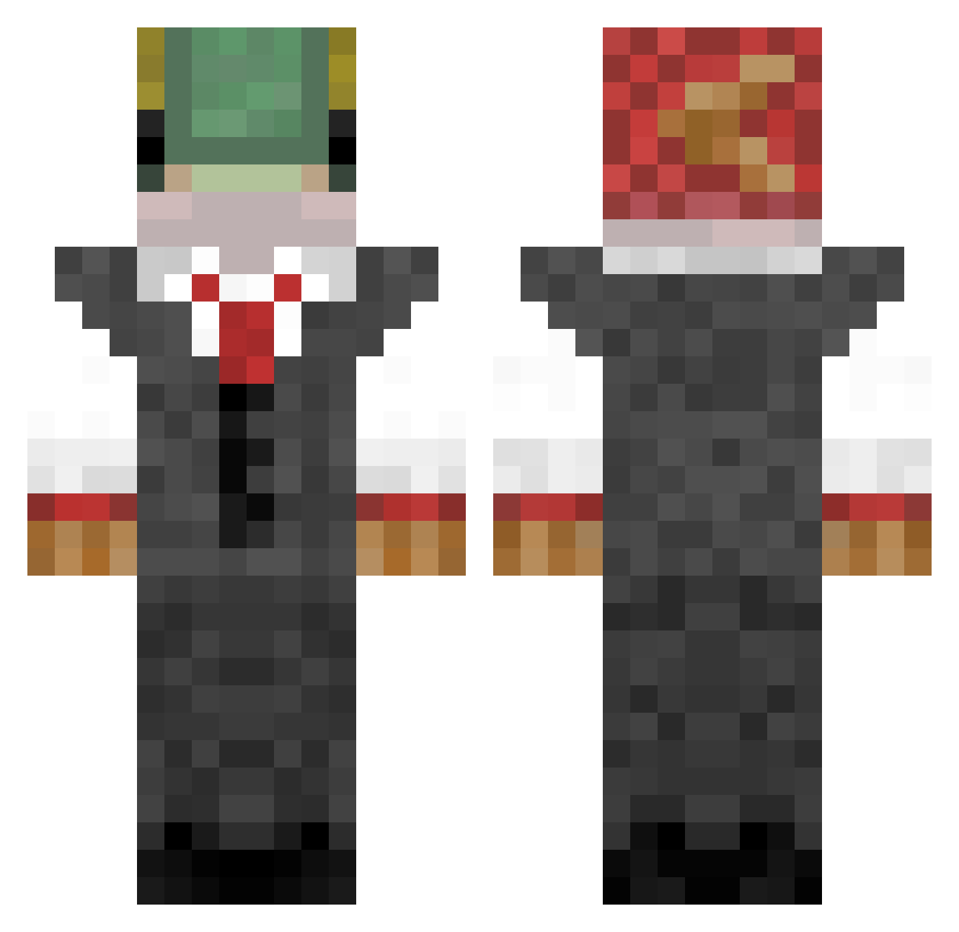 _Lu1ci0_ Minecraft skin, front and back view