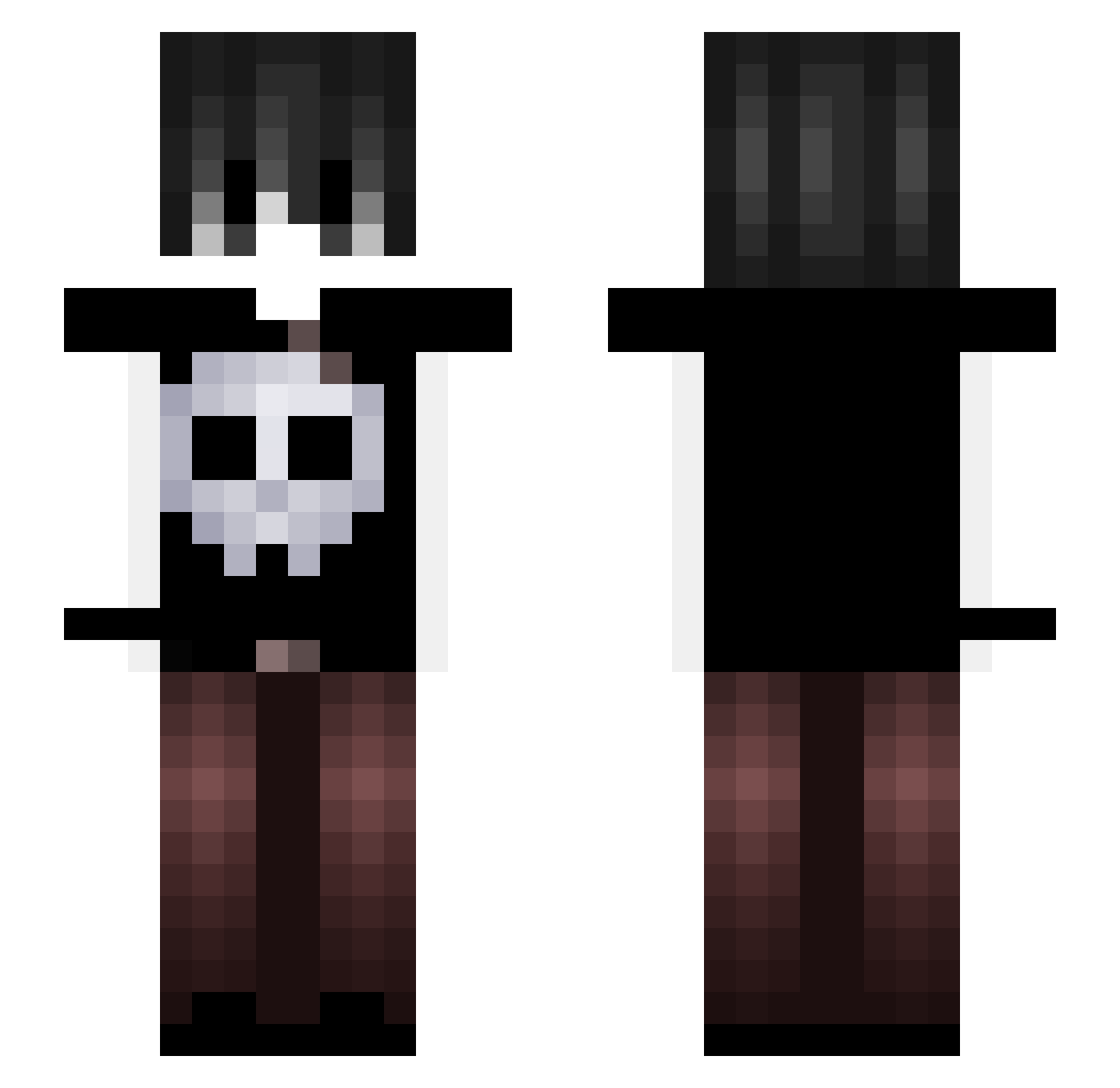 xPhucAnn_ Minecraft skin, front and back view