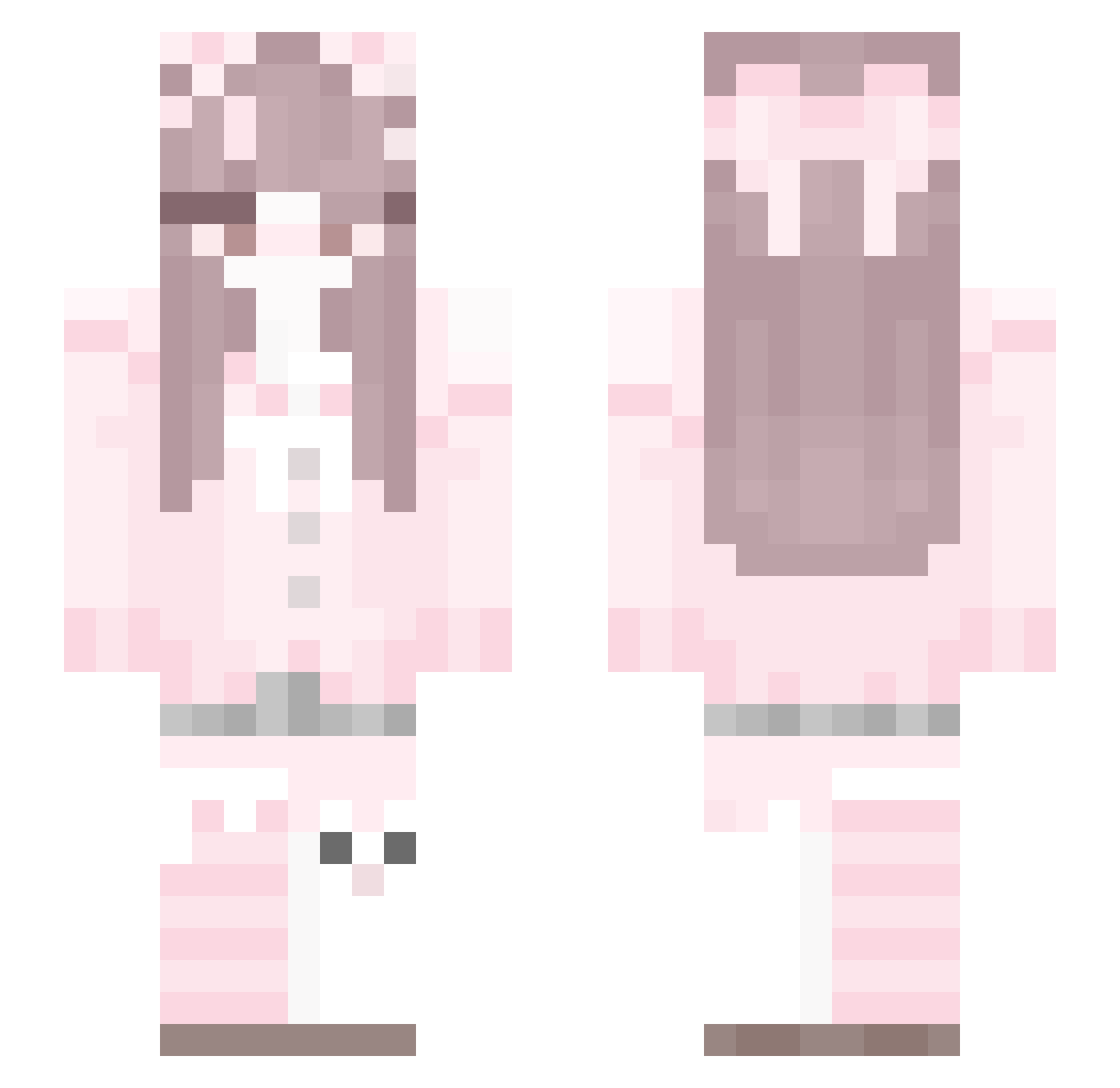 biscuit1313 Minecraft skin, front and back view