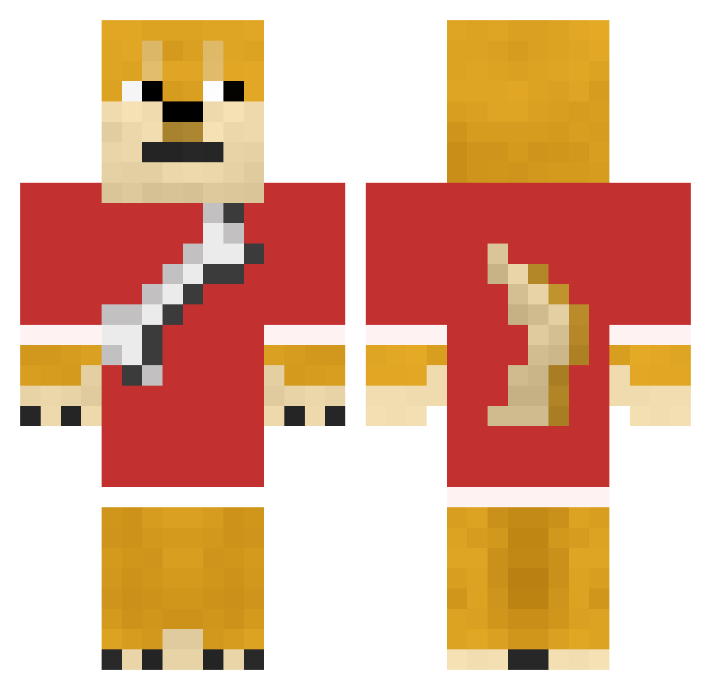 Sheng_Yi_123 Minecraft skin, front and back view