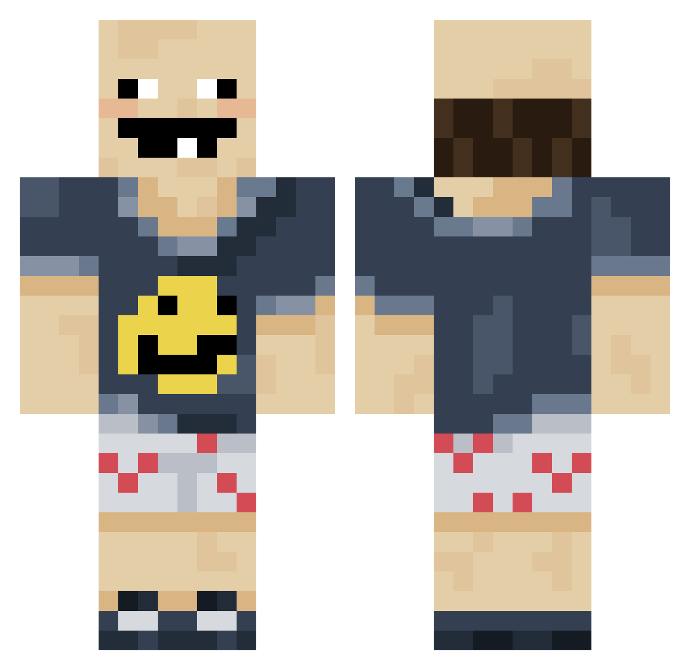 goosecompany Minecraft skin, front and back view