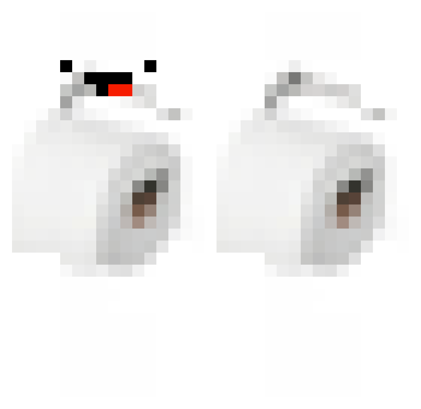 Vandrez Minecraft skin, front and back view