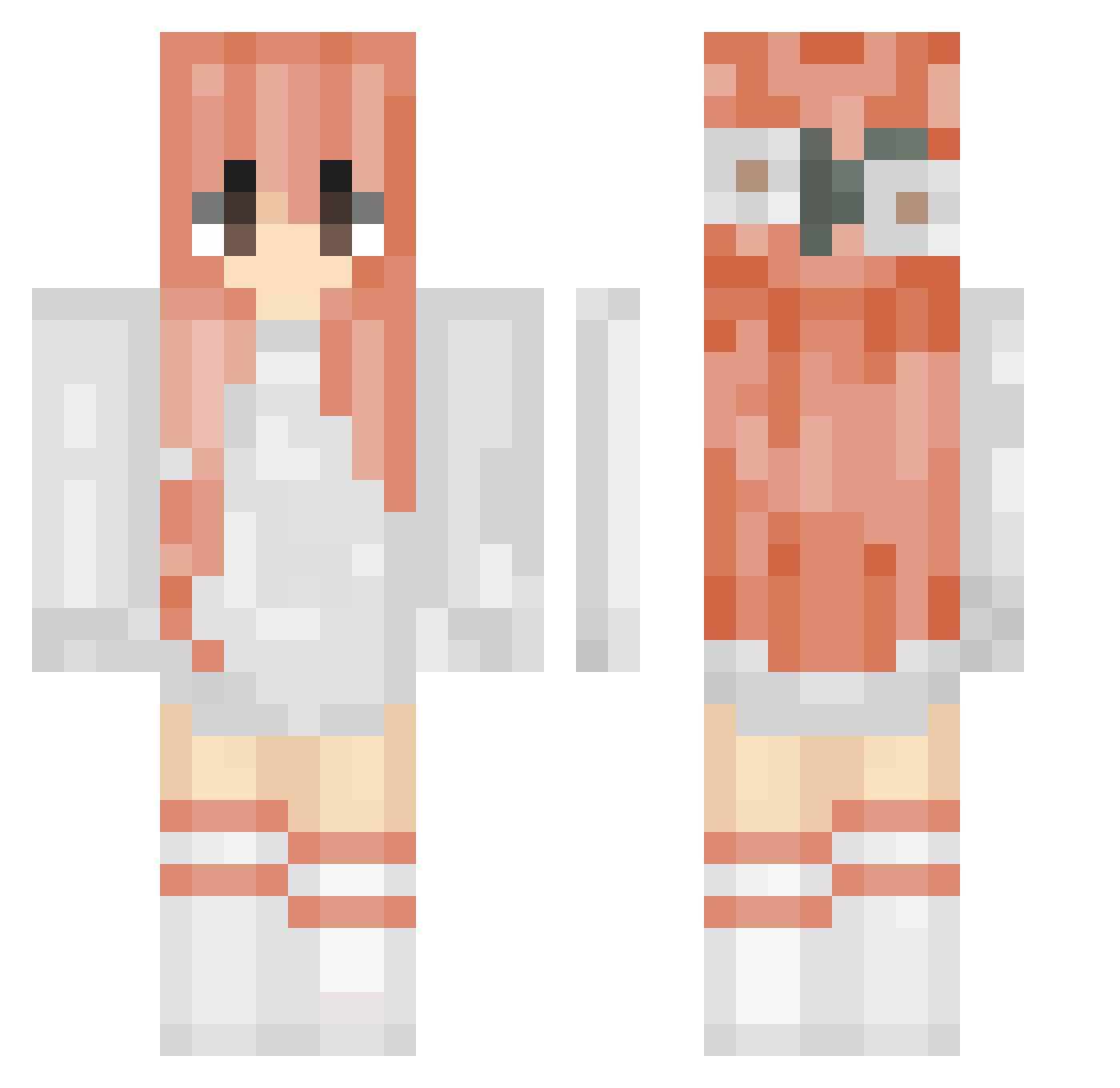 Rodzuni_420 Minecraft skin, front and back view