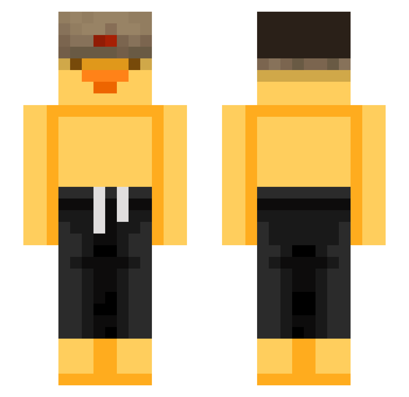 Patitoh_ Minecraft skin, front and back view