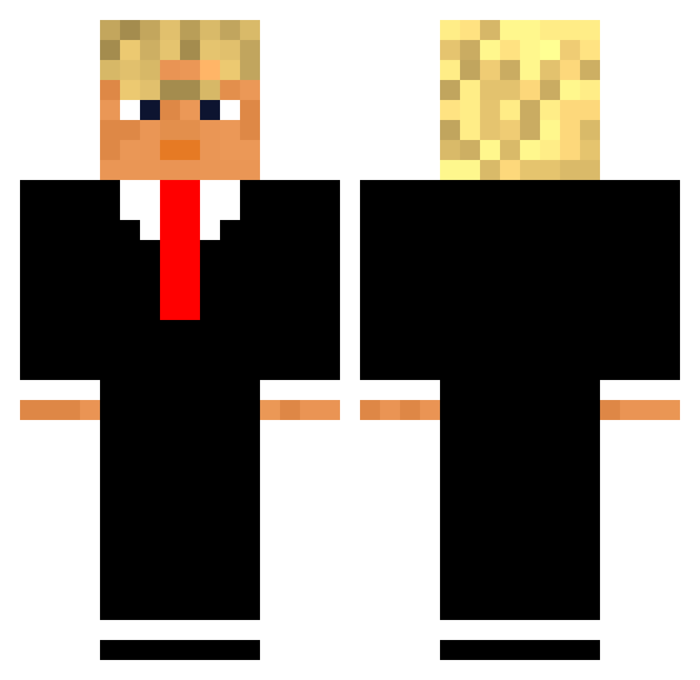 KweenKaren72 Minecraft skin, front and back view