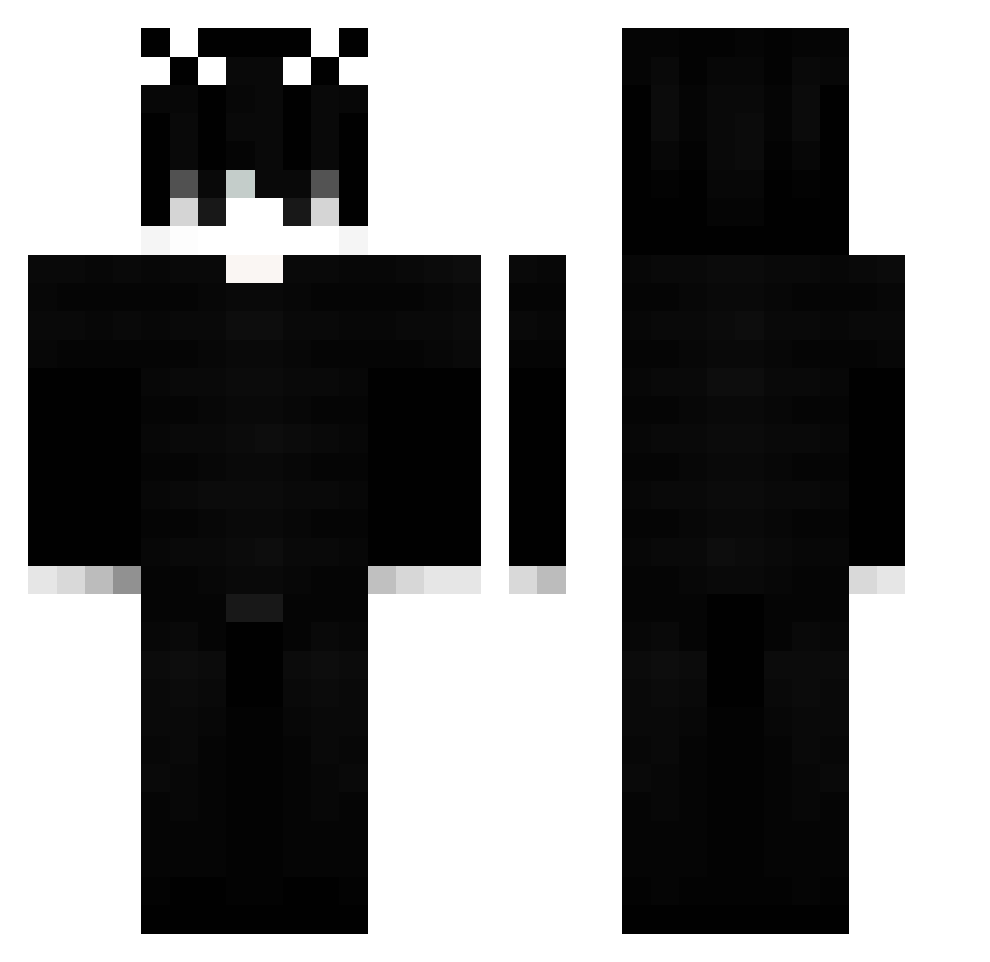 Yuki_1406 Minecraft skin, front and back view
