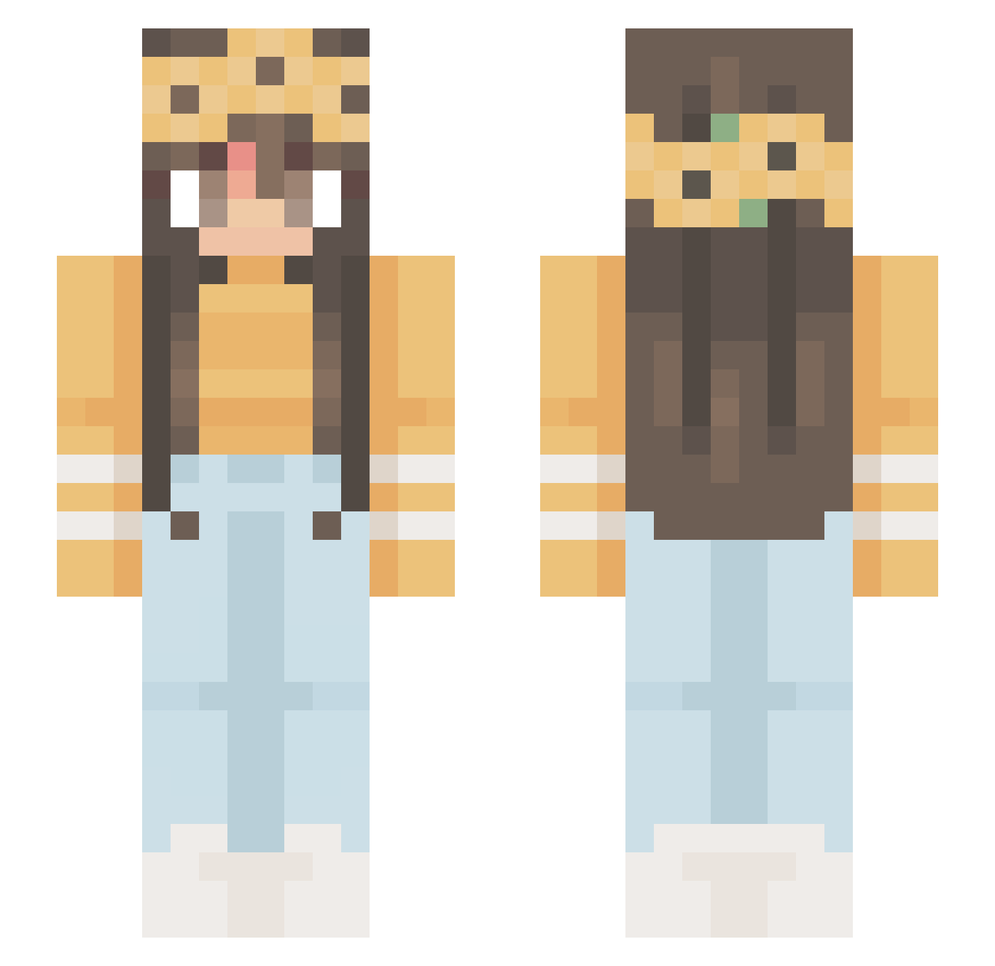 CupCakeReaper - sunflower crown Minecraft skin