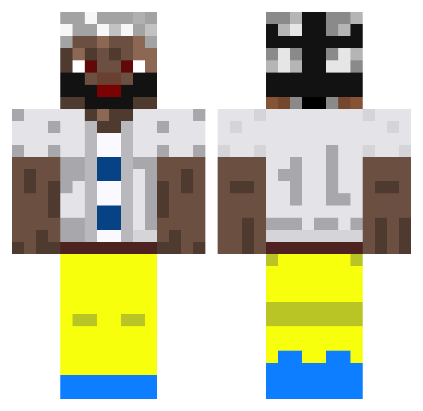 TrippingEnt17 Minecraft skin, front and back view