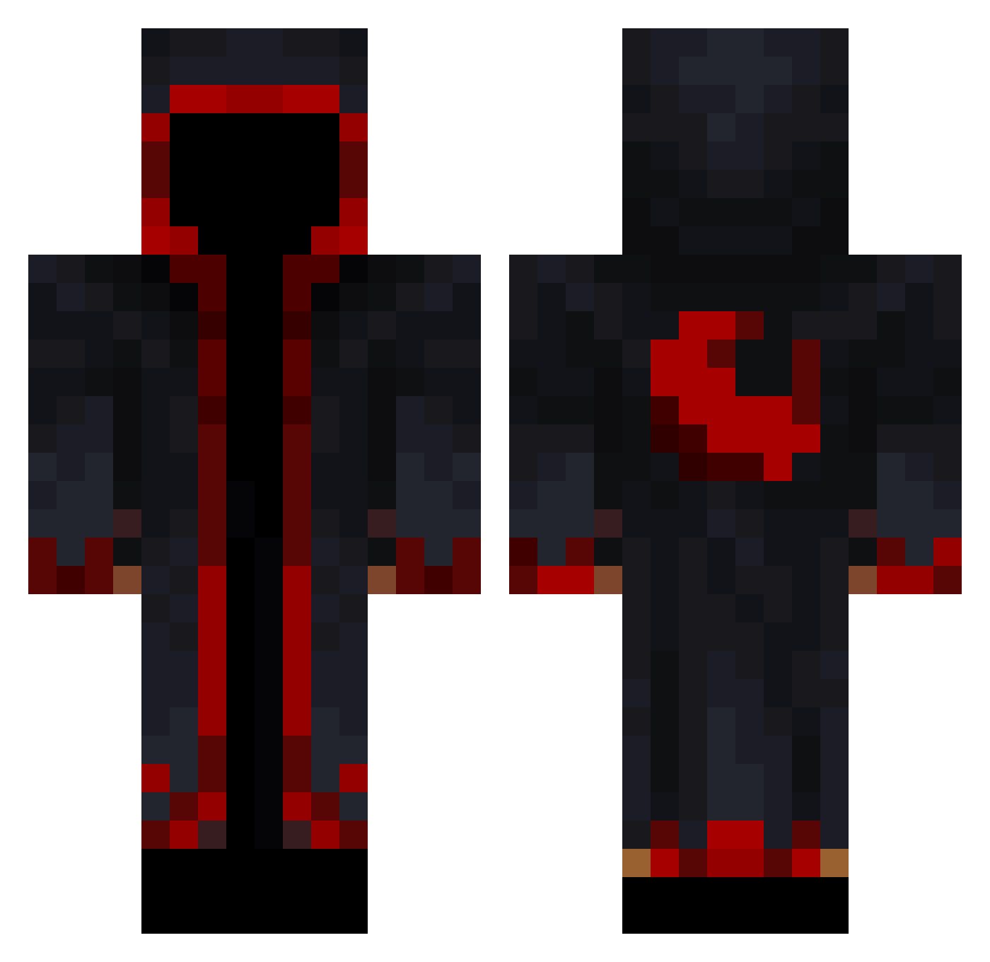 terepcsecso Minecraft skin, front and back view