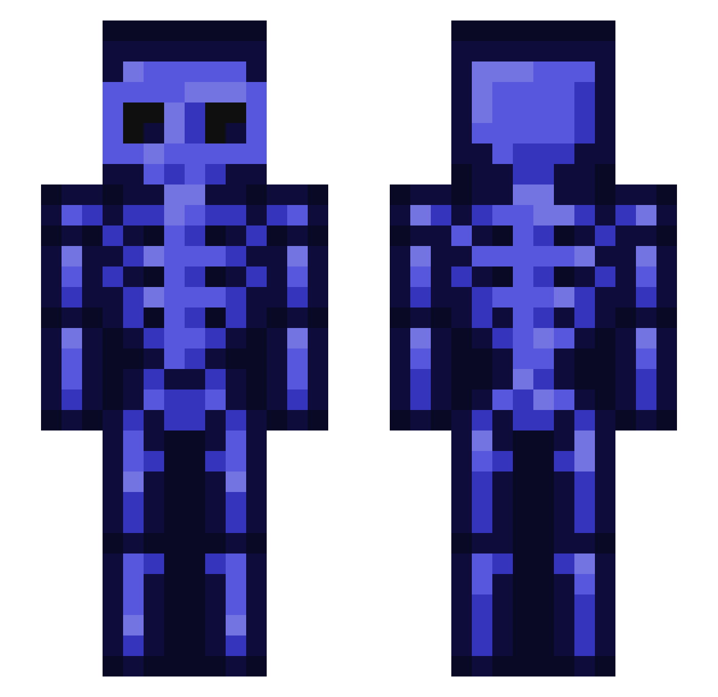 mrpatrick140 Minecraft skin, front and back view