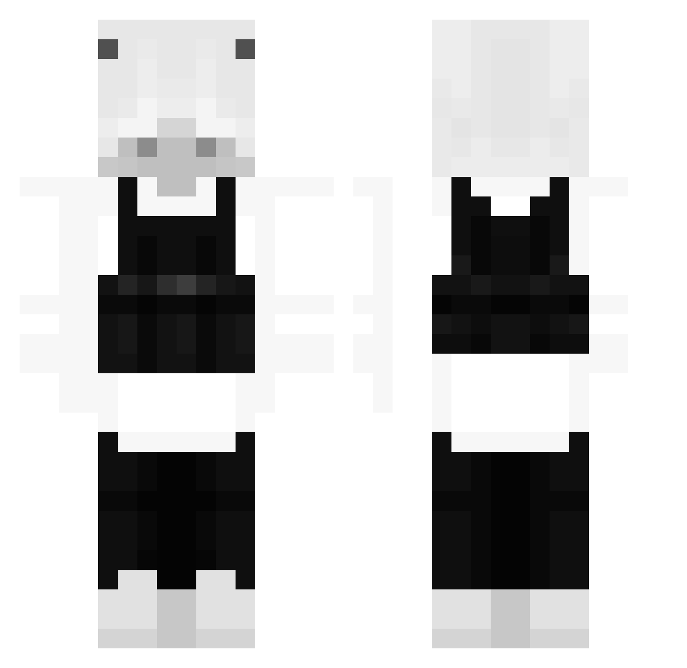 xDakotih_ Minecraft skin, front and back view