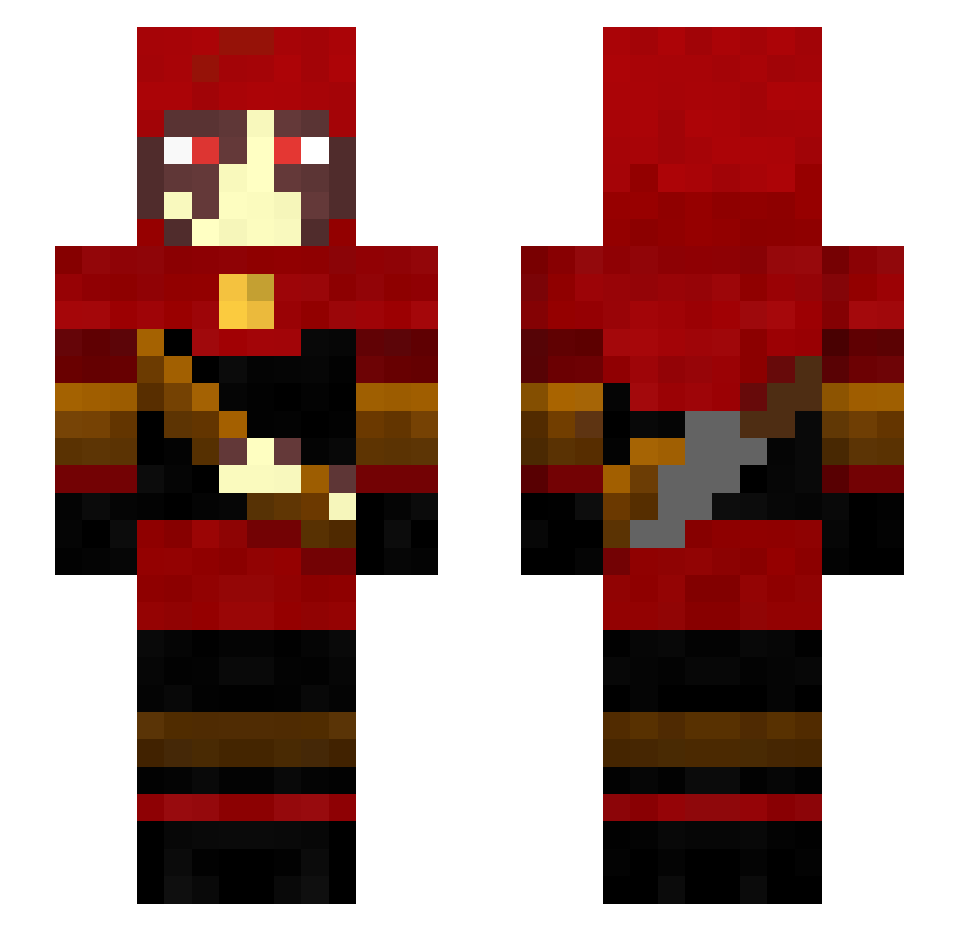 Slich Minecraft skin, front and back view