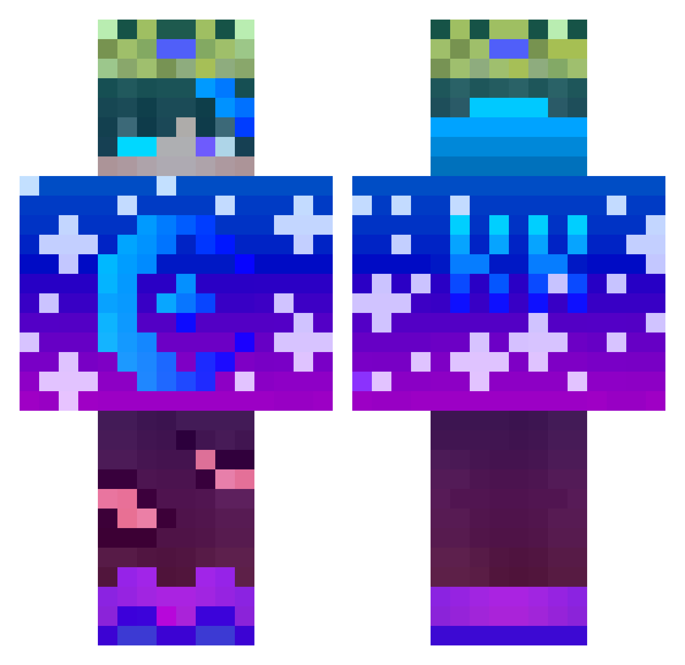 konnerkolten_ Minecraft skin, front and back view