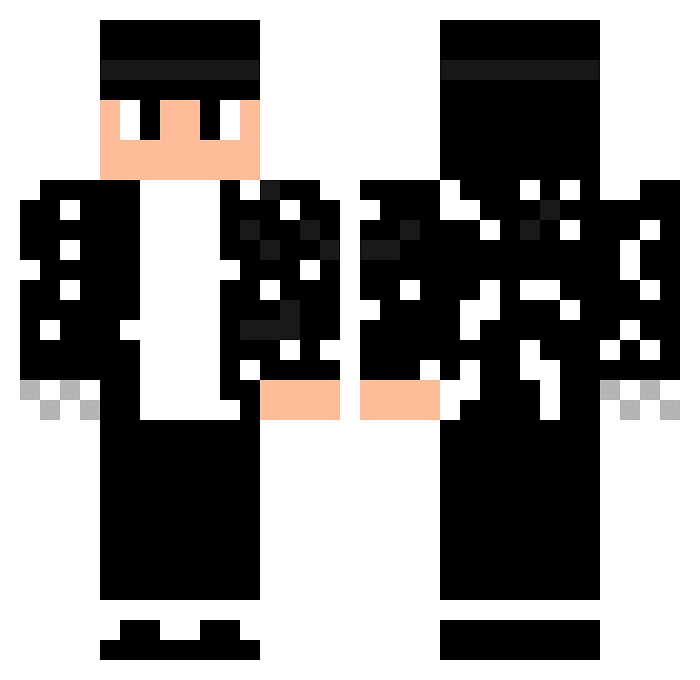 ThiThi_1 Minecraft skin, front and back view