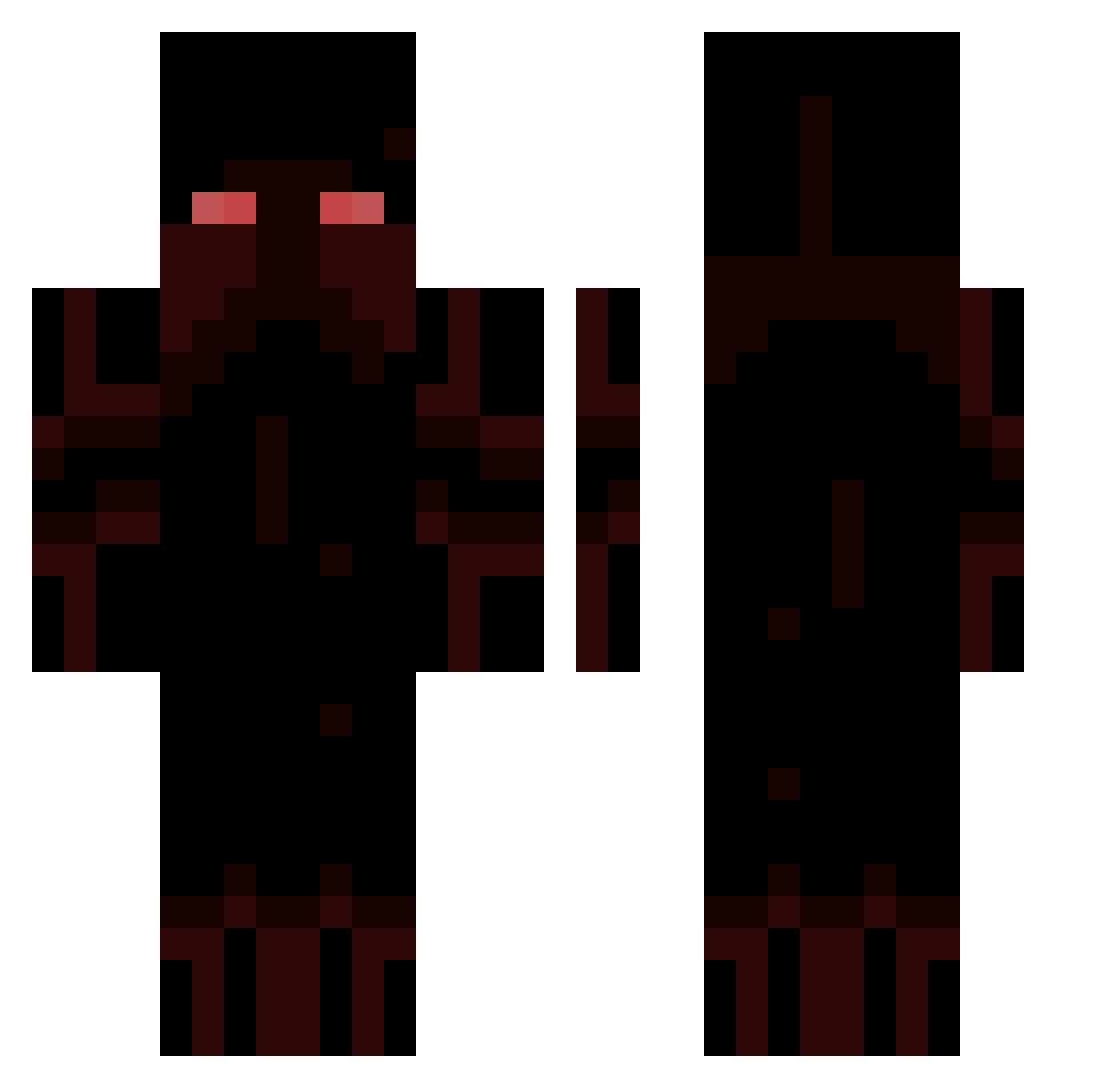 hooligan_tabed Minecraft skin, front and back view