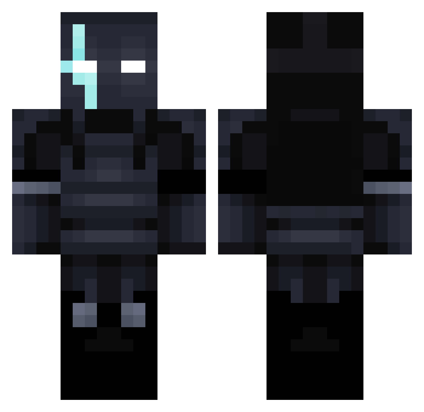 TrifoN8449 Minecraft skin, front and back view