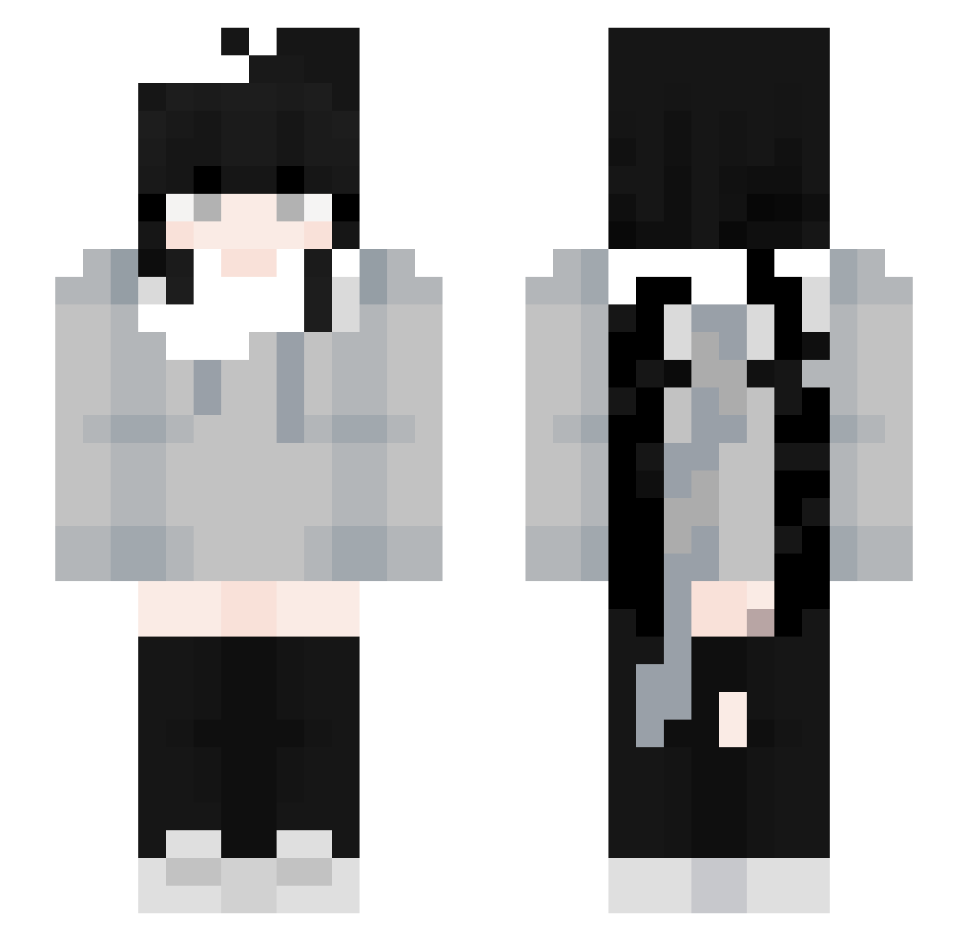 qsqqsy Minecraft skin, front and back view