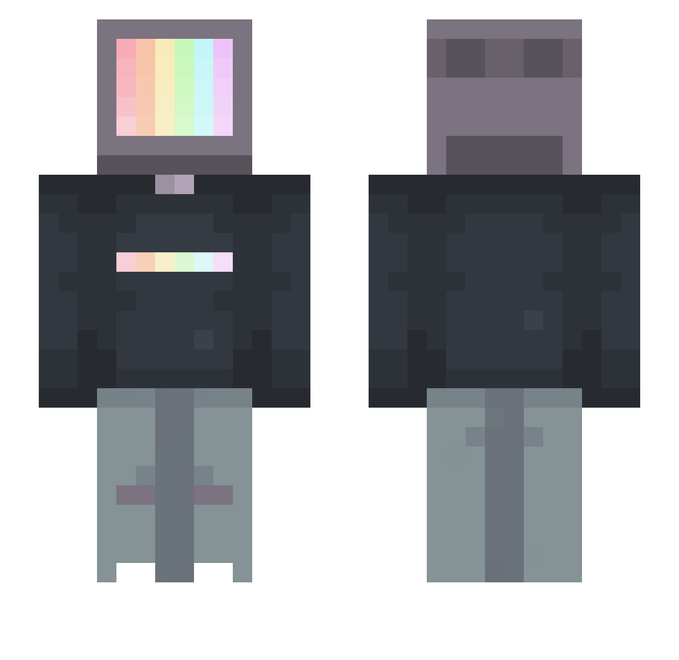 Tonzo___ Minecraft skin, front and back view