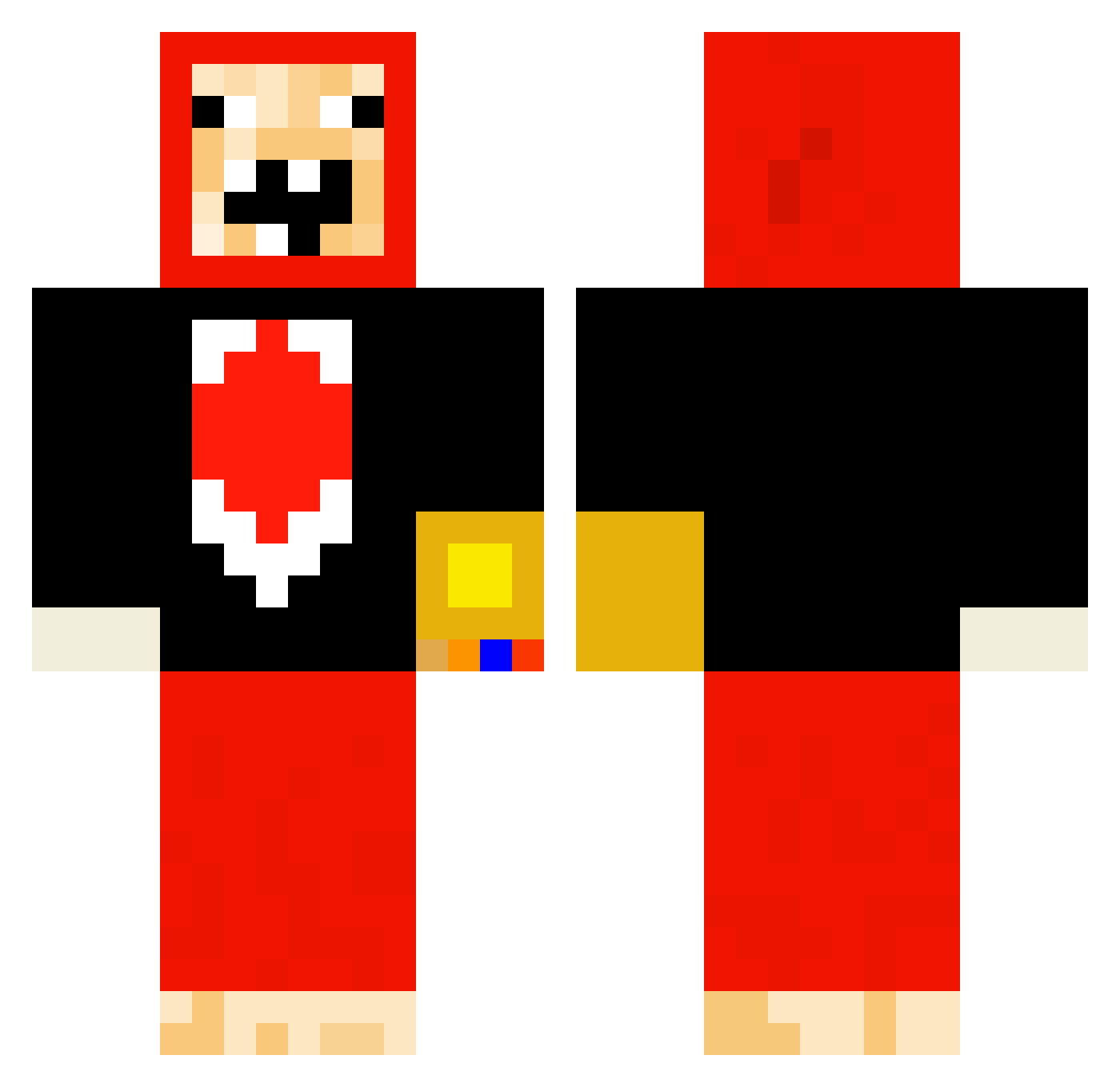 Leave_her Minecraft skin, front and back view